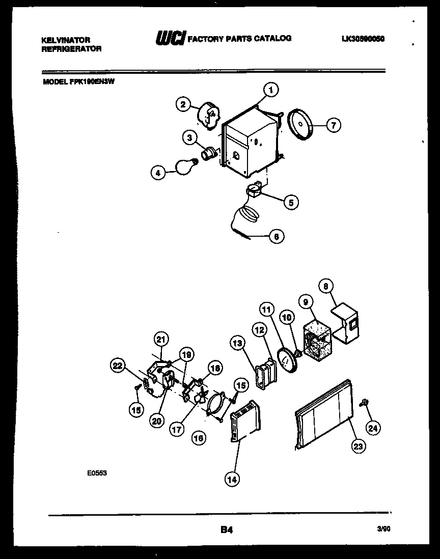 06 - REFRIGERATOR CONTROL ASSEMBLY, DAMP