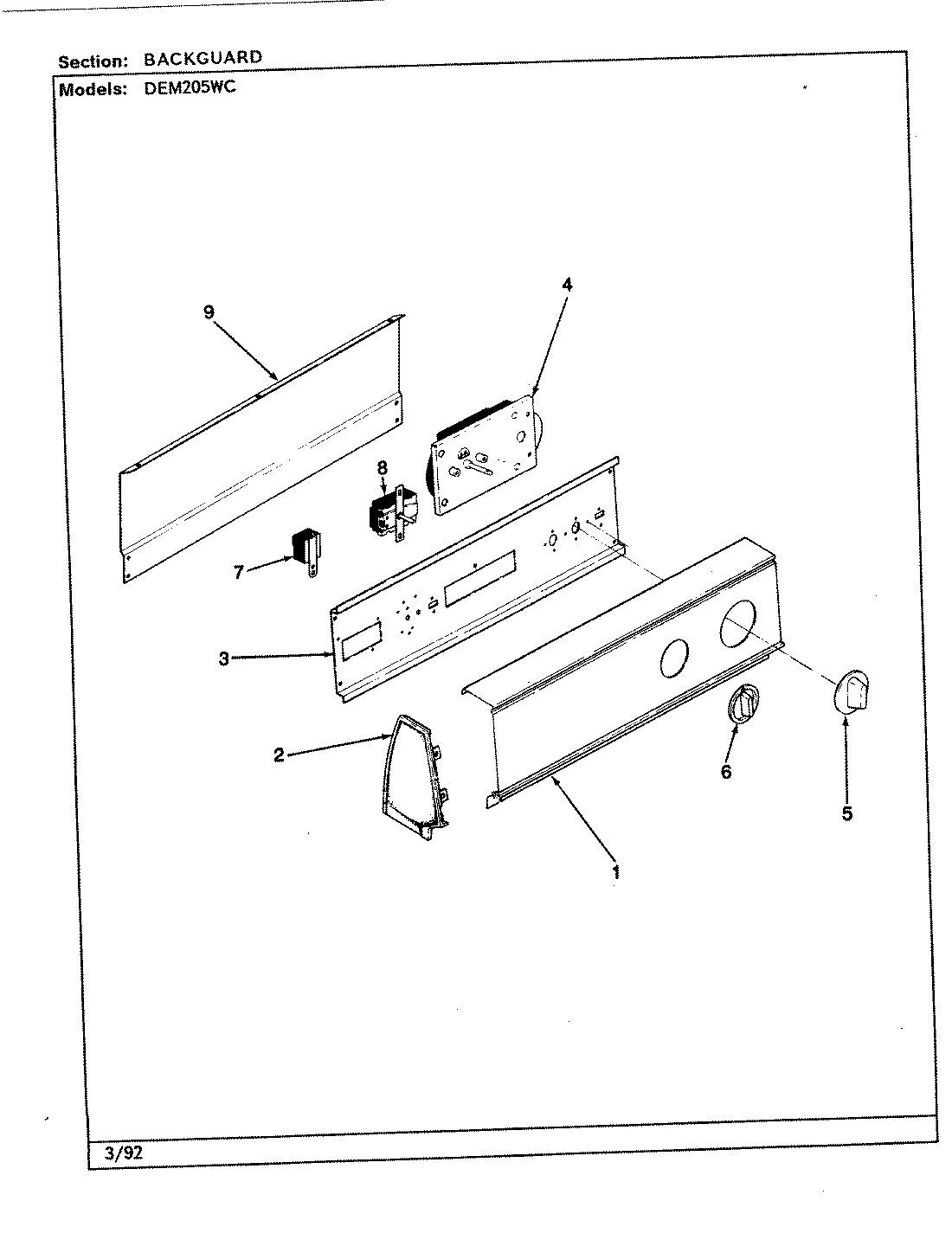 01 - CONTROL PANEL (REV. A-B)(WHT)