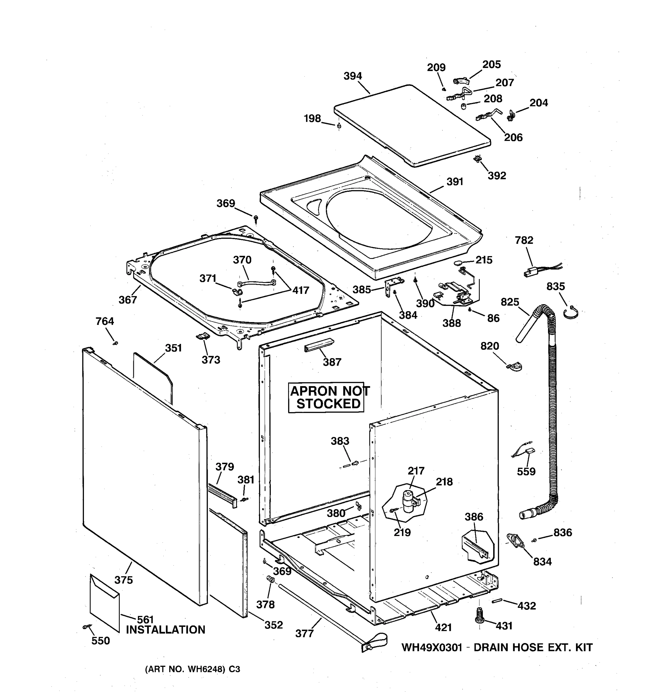 CABINET, COVER & FRONT PANEL