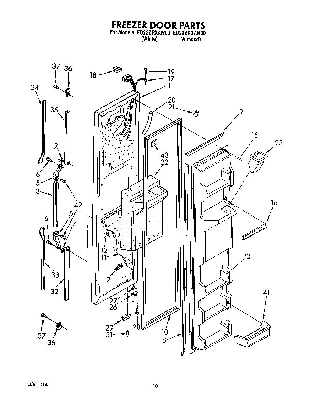 08 - FREEZER DOOR