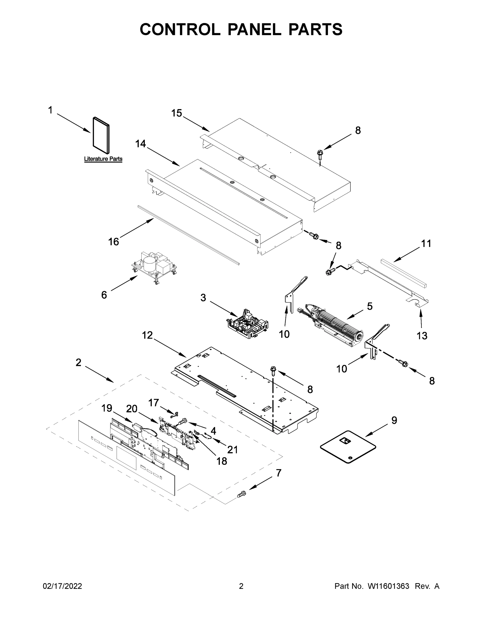 02 - CONTROL PANEL PARTS