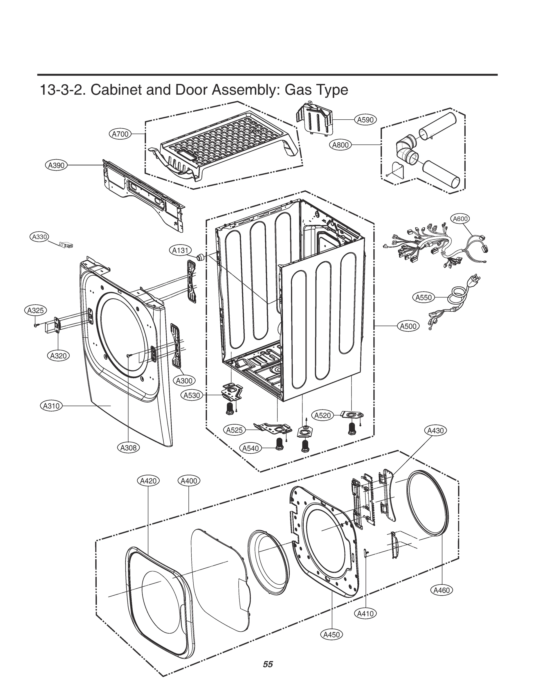 CABINET AND DOOR ASSEMBLY