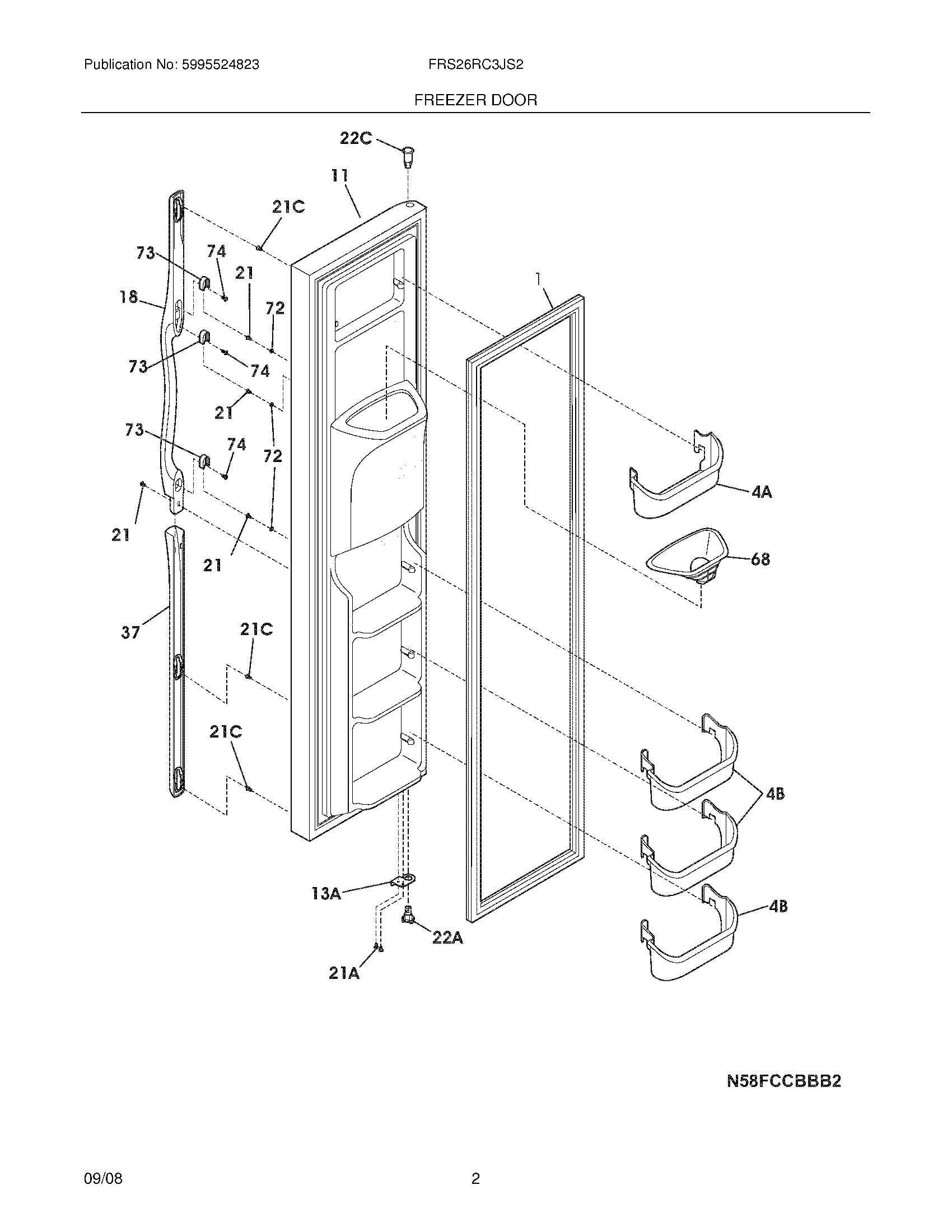 03 - FREEZER DOOR