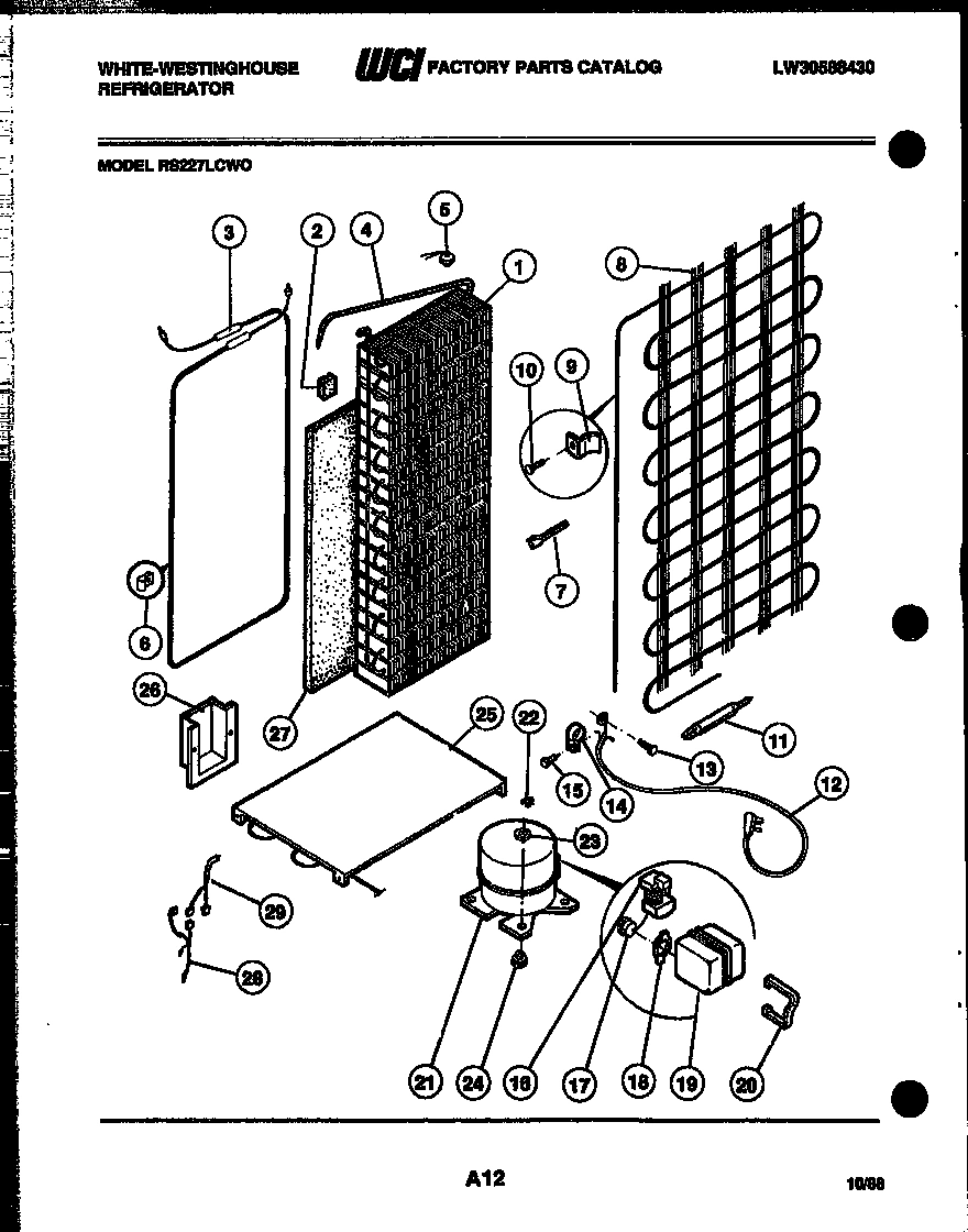 07 - SYSTEM AND AUTOMATIC DEFROST PARTS