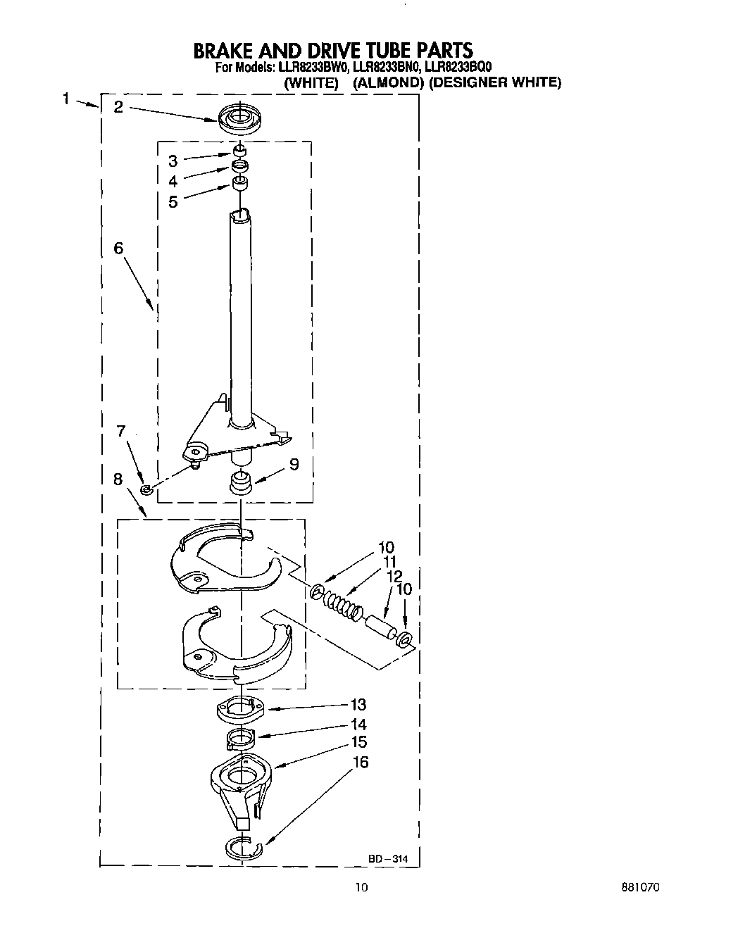08 - BRAKE AND DRIVE TUBE