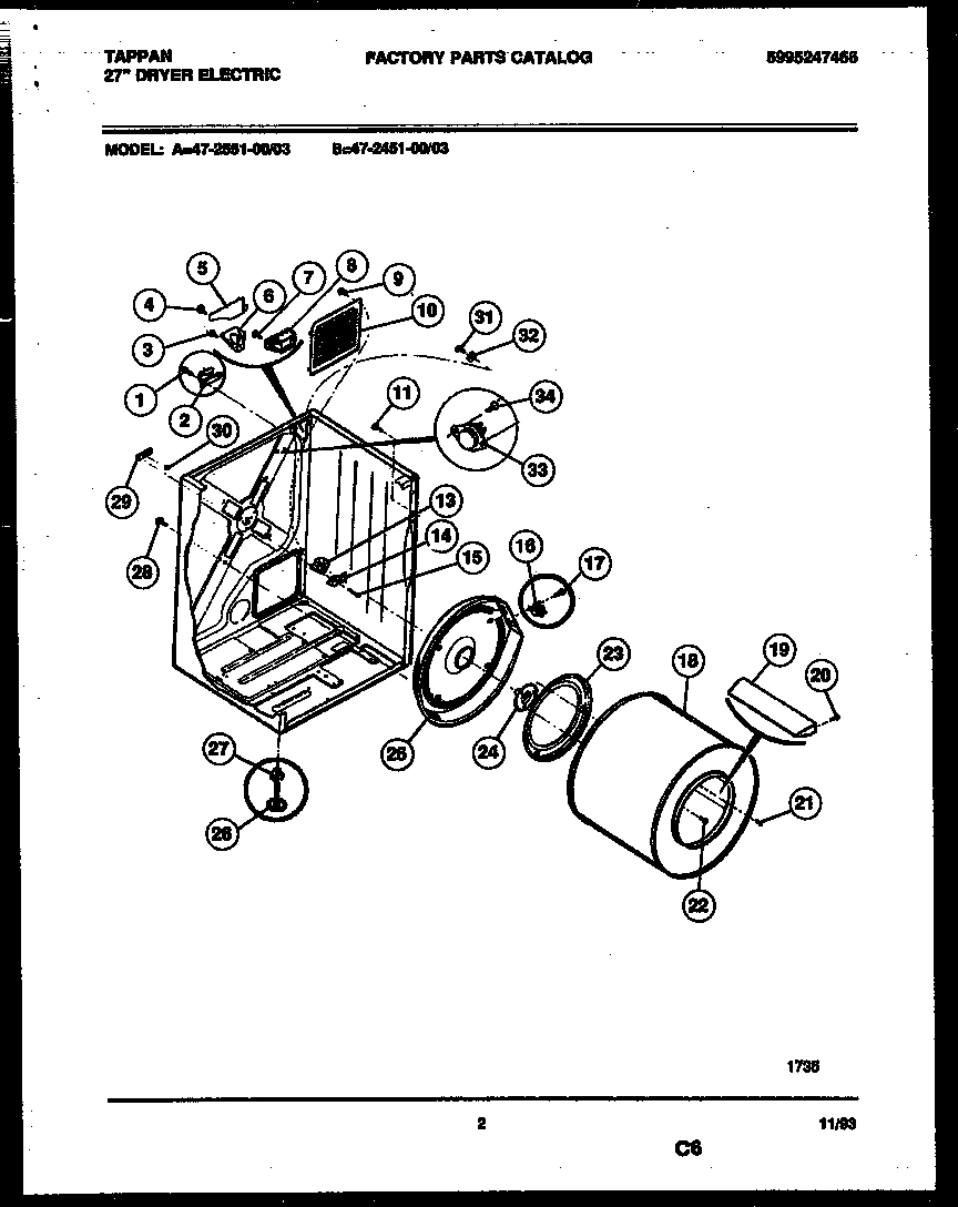 02 - CABINET AND COMPONENT PARTS
