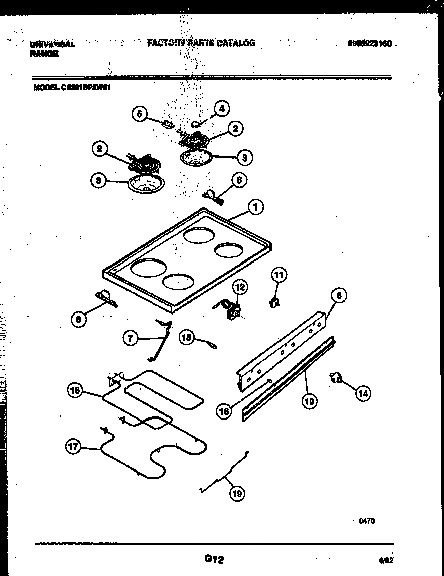 05 - COOKTOP AND BROILER PARTS