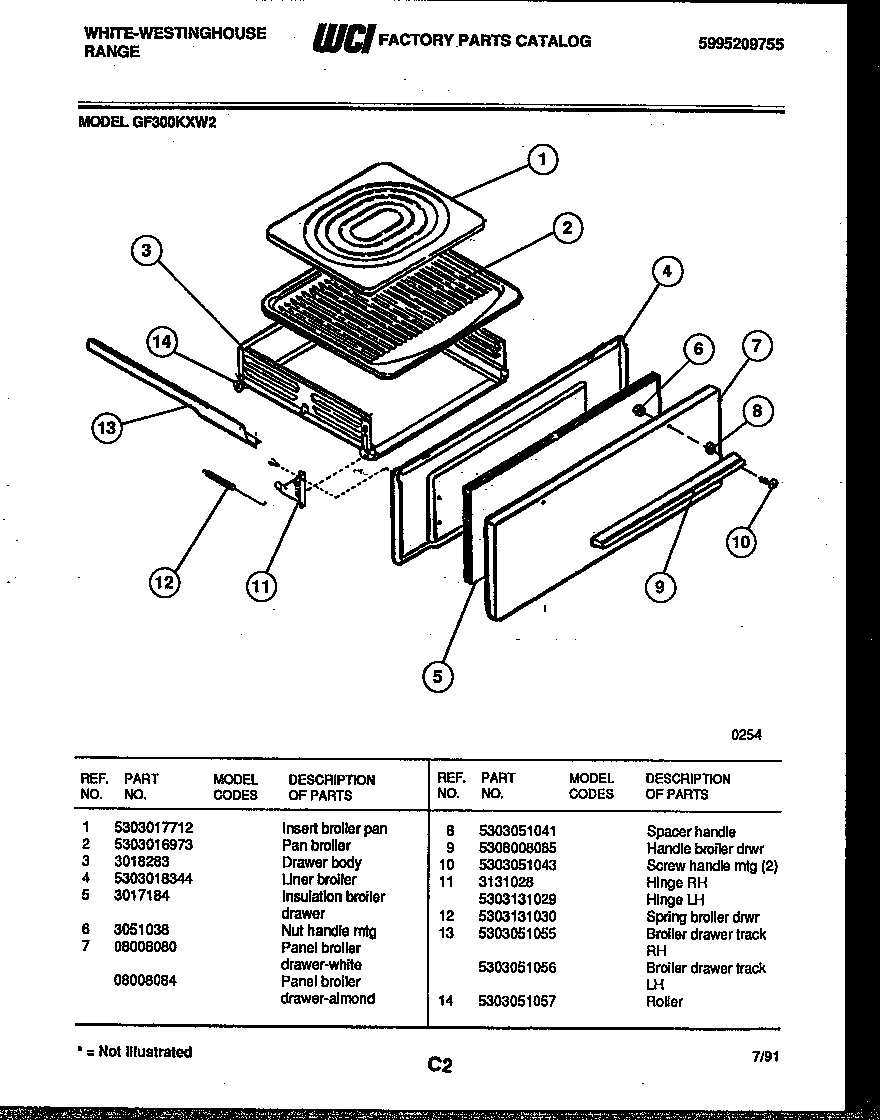 03 - BROILER DRAWER PARTS