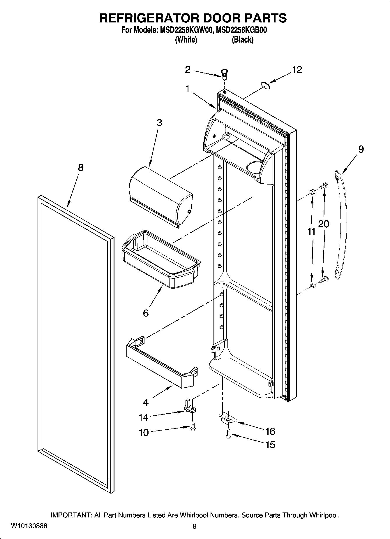 06 - REFRIGERATOR DOOR PARTS