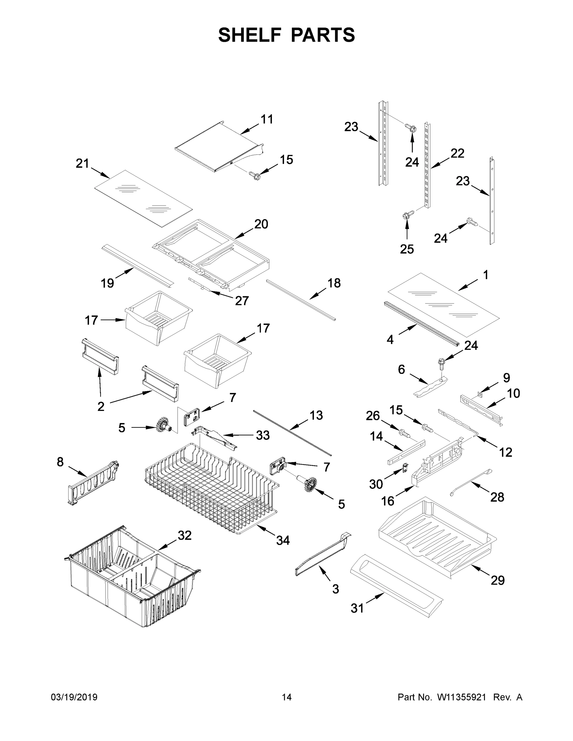 08 - SHELF PARTS