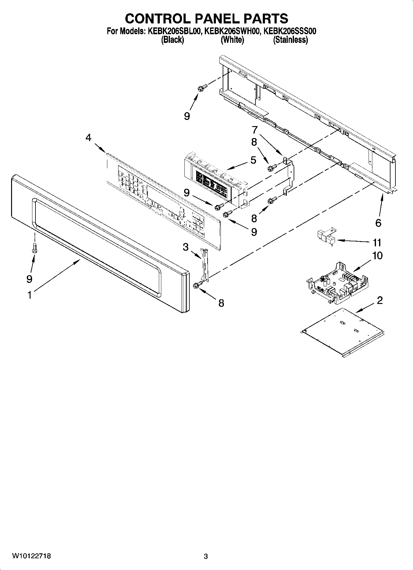02 - CONTROL PANEL PARTS