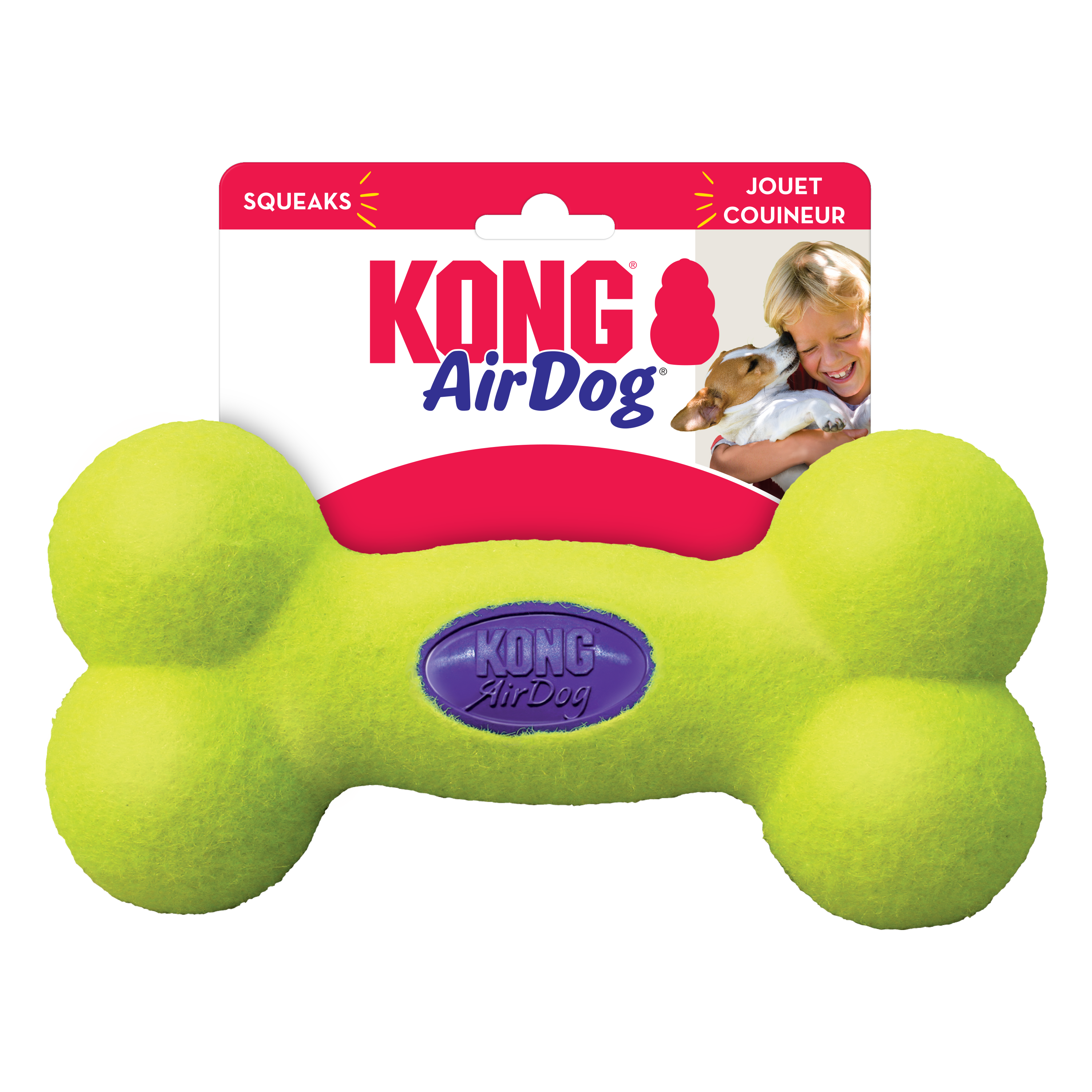 AirDog Squeaker Bone onpack product image