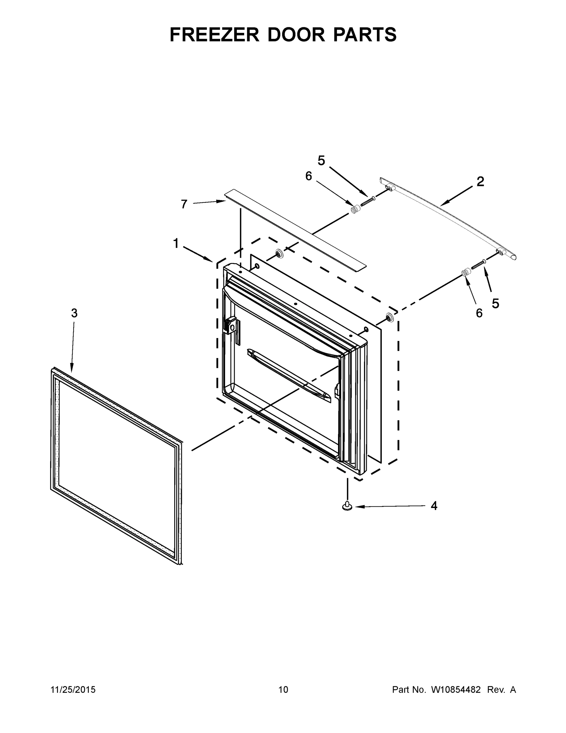 06 - FREEZER DOOR PARTS