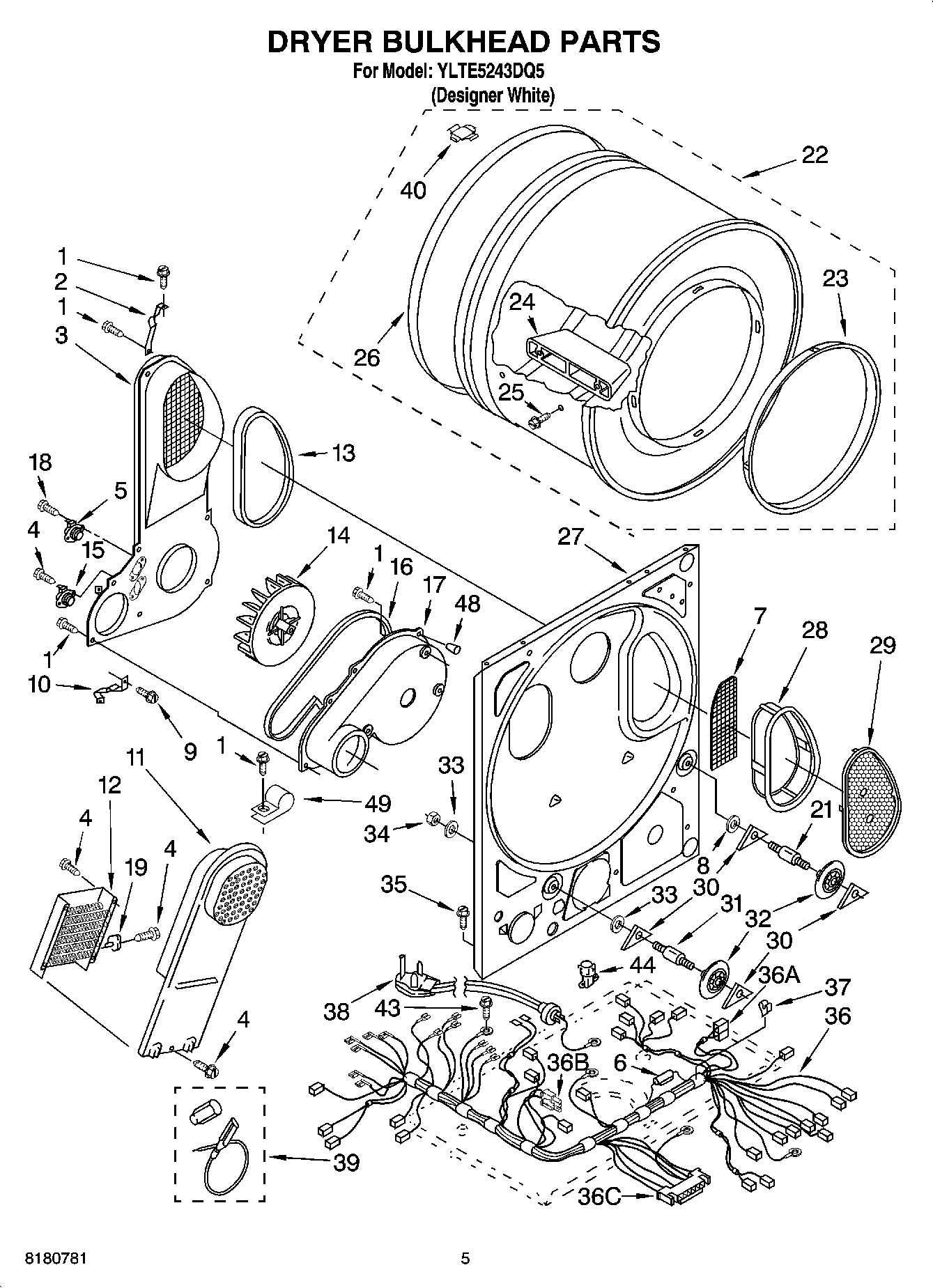 04 - DRYER BULKHEAD PARTS