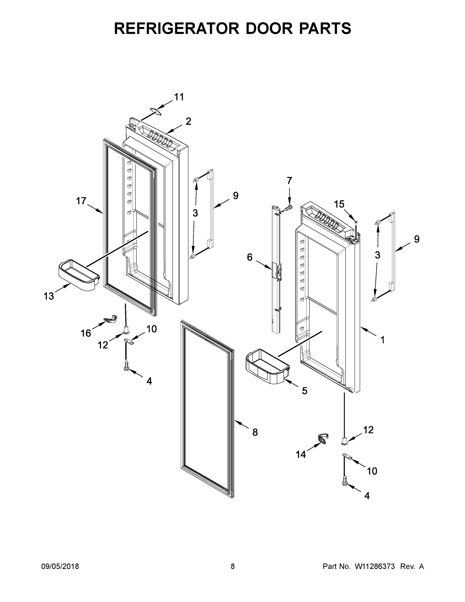 05 - REFRIGERATOR DOOR PARTS
