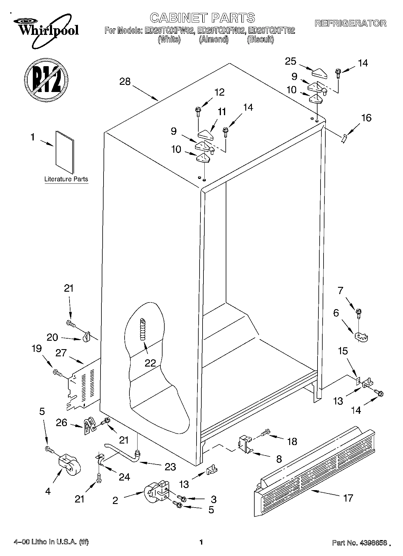 01 - CABINET, LITERATURE