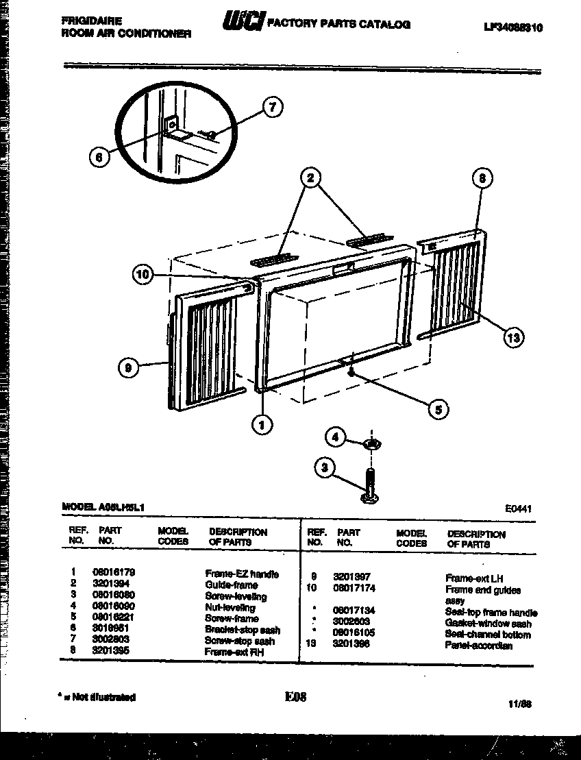 07 - WINDOW MOUNTING PARTS