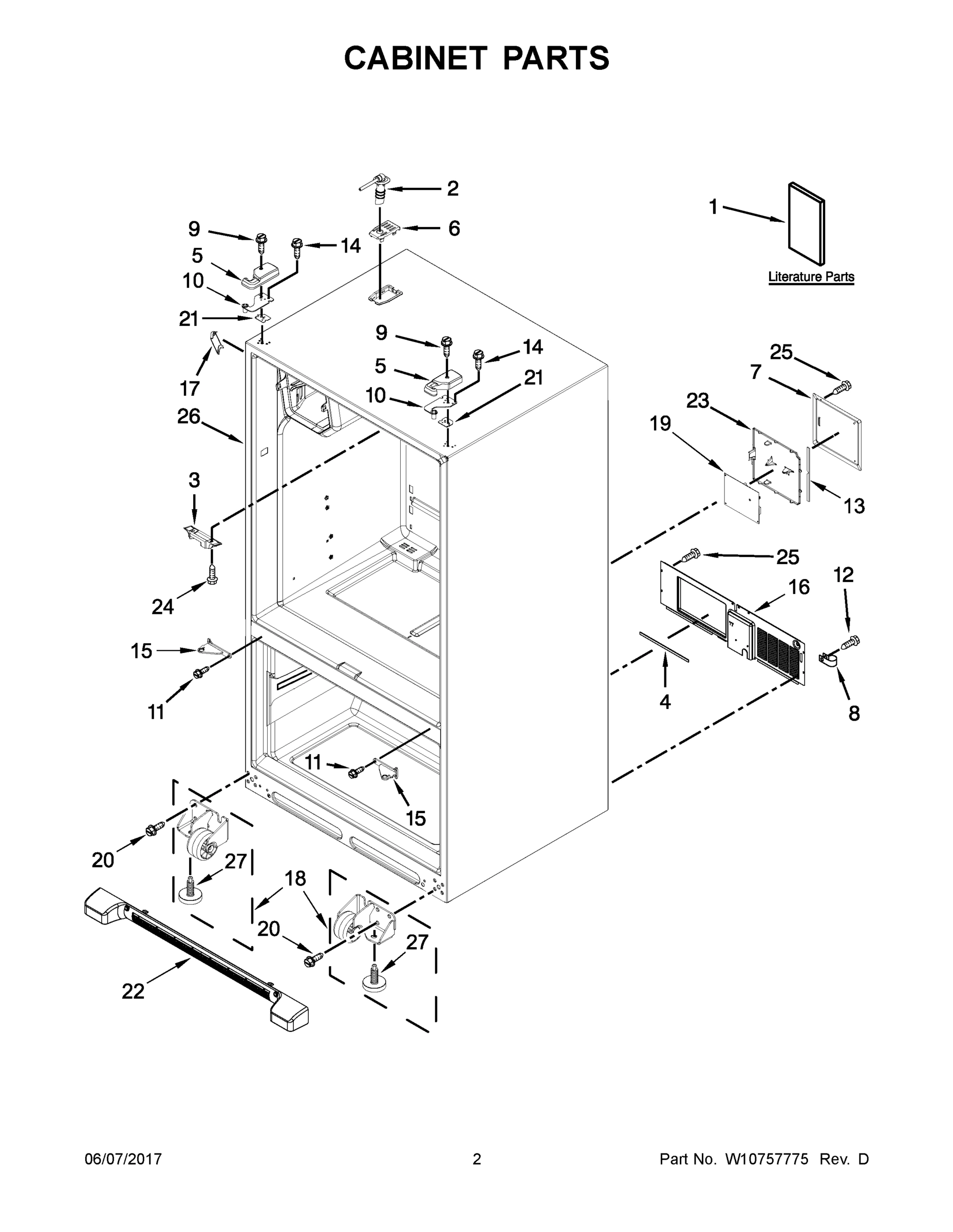 02 - CABINET PARTS