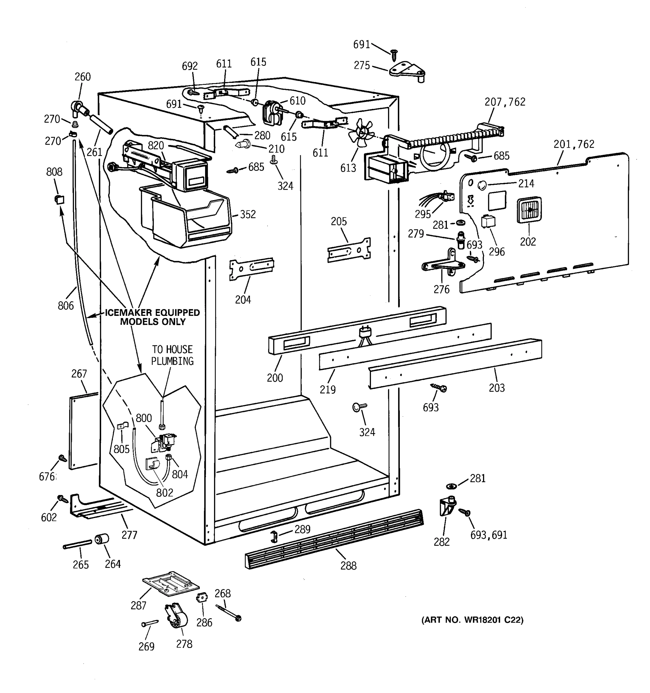 CABINET PARTS
