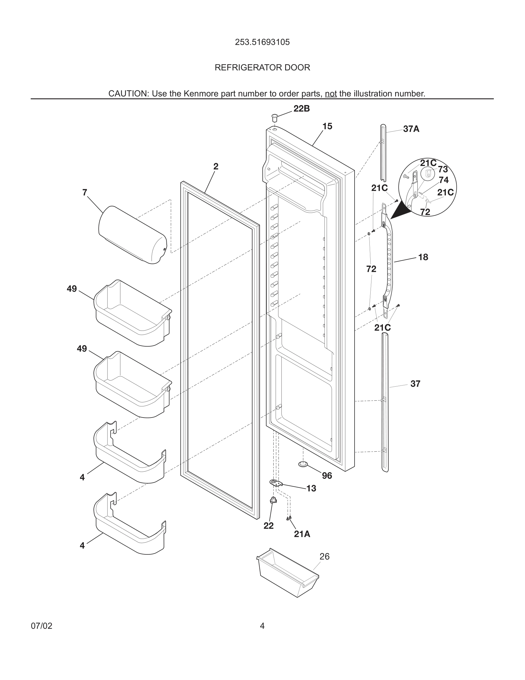 05 - REFRIGERATOR DOOR