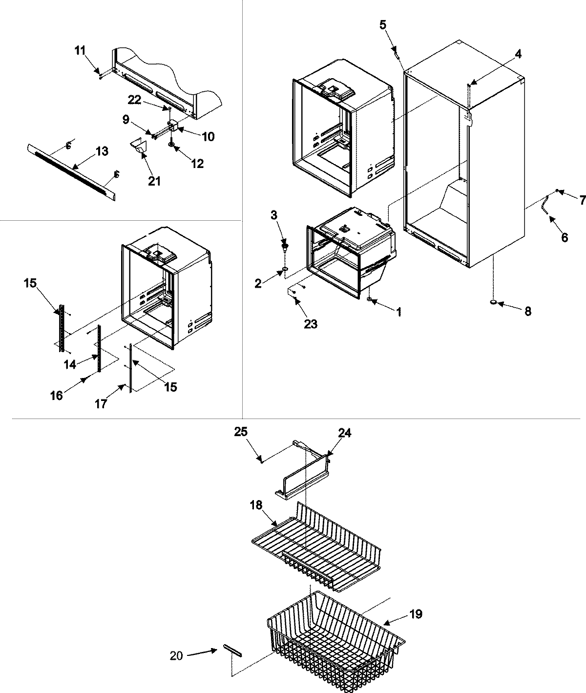 06 - INTERIOR CABINET & FREEZER SHELVING