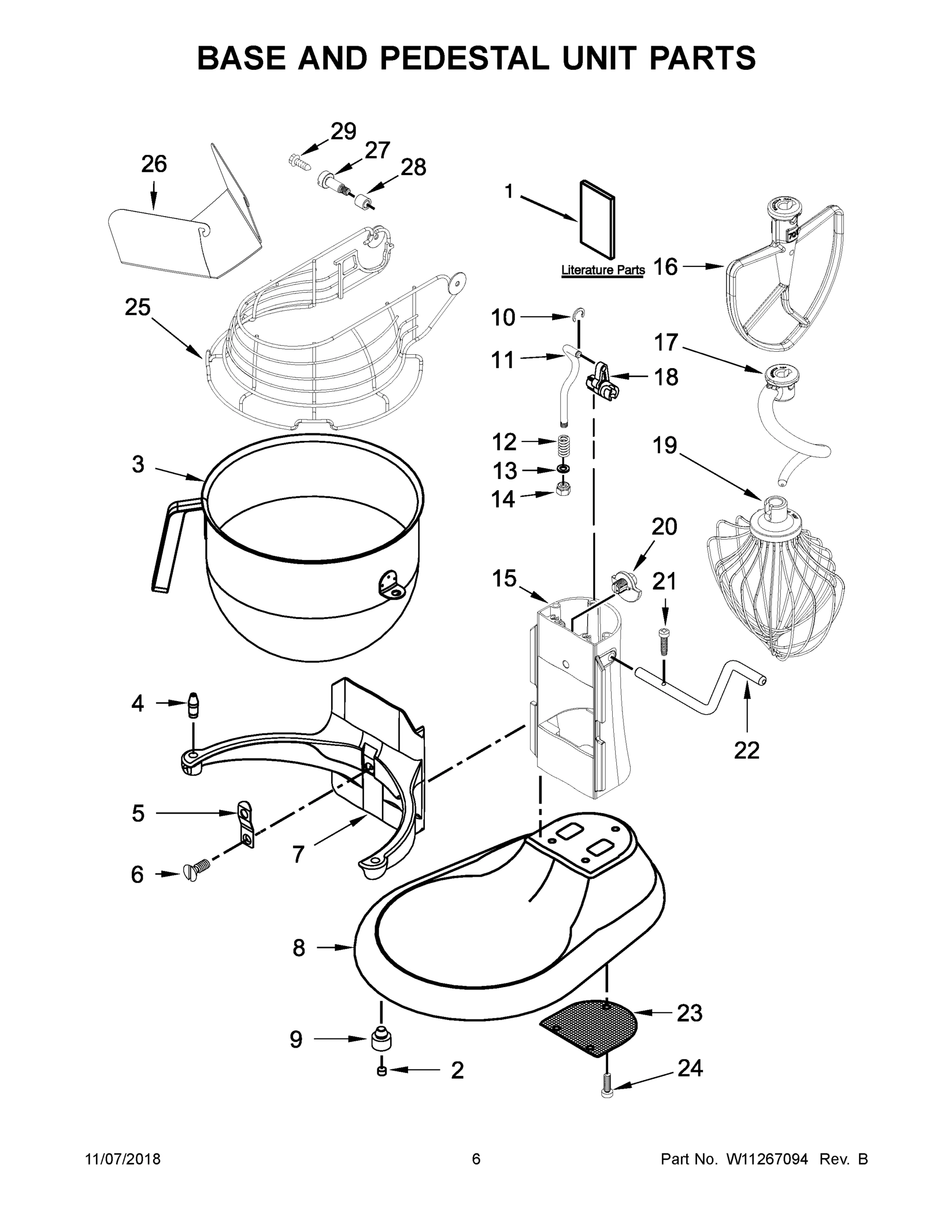 04 - BASE AND PEDESTAL UNIT PARTS