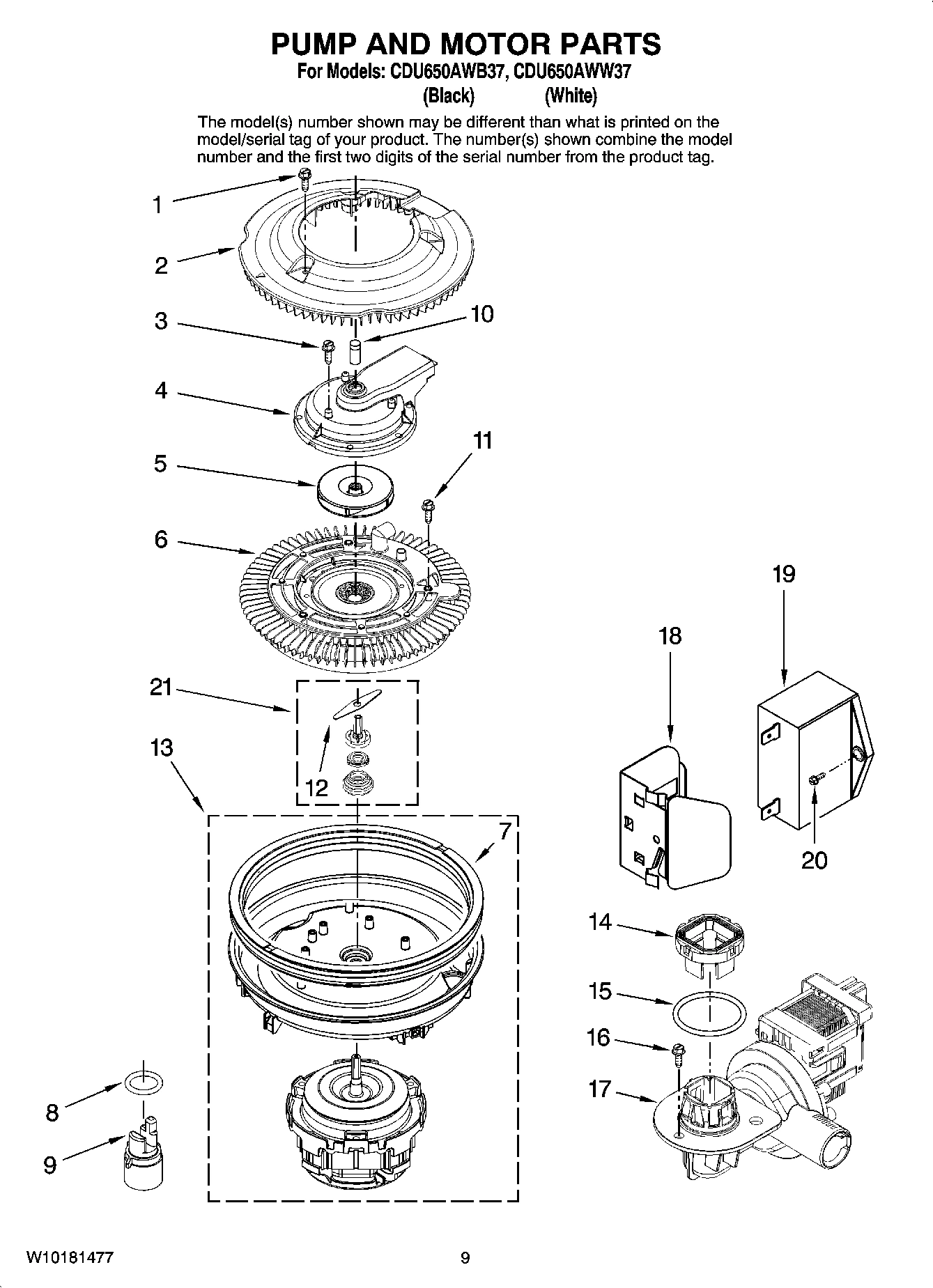 08 - PUMP AND MOTOR PARTS