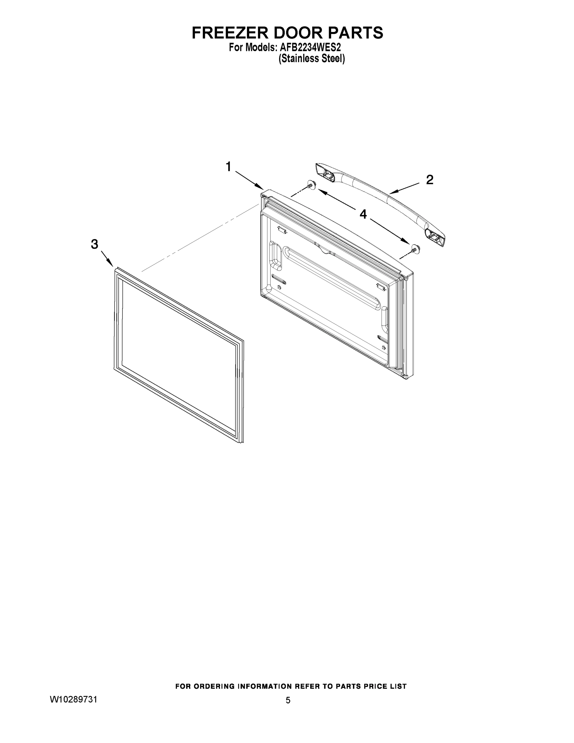 03 - FREEZER DOOR PARTS