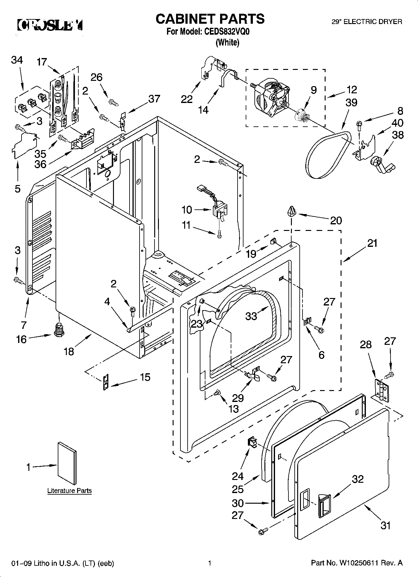 01 - CABINET PARTS