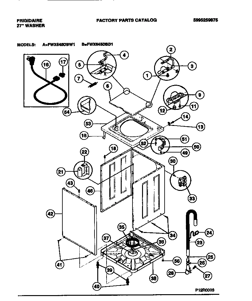 02 - CABINET, TOP PANEL, BASE
