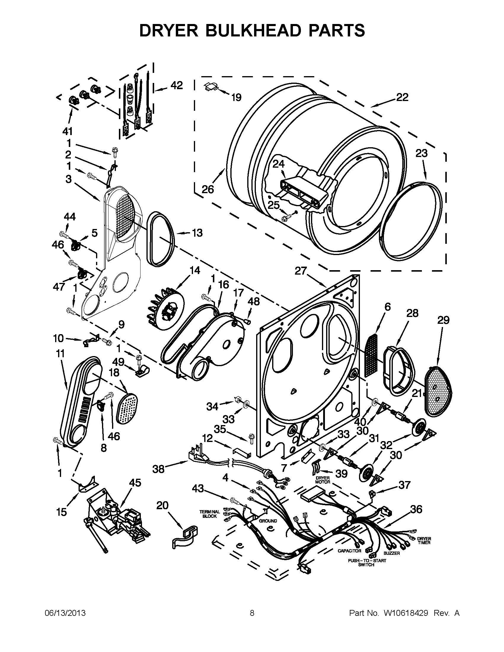 04 - DRYER BULKHEAD PARTS