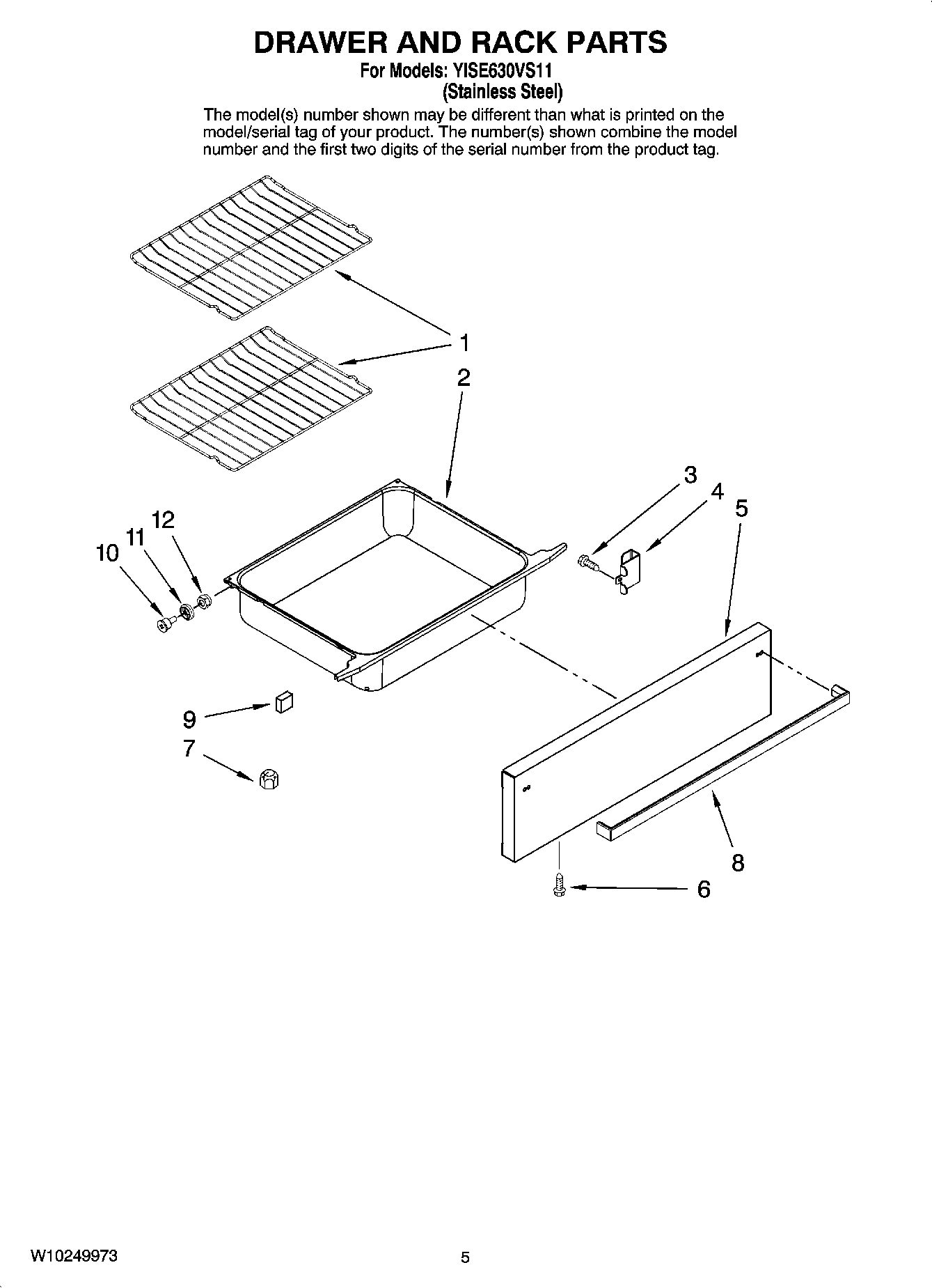 04 - DRAWER AND RACK PARTS