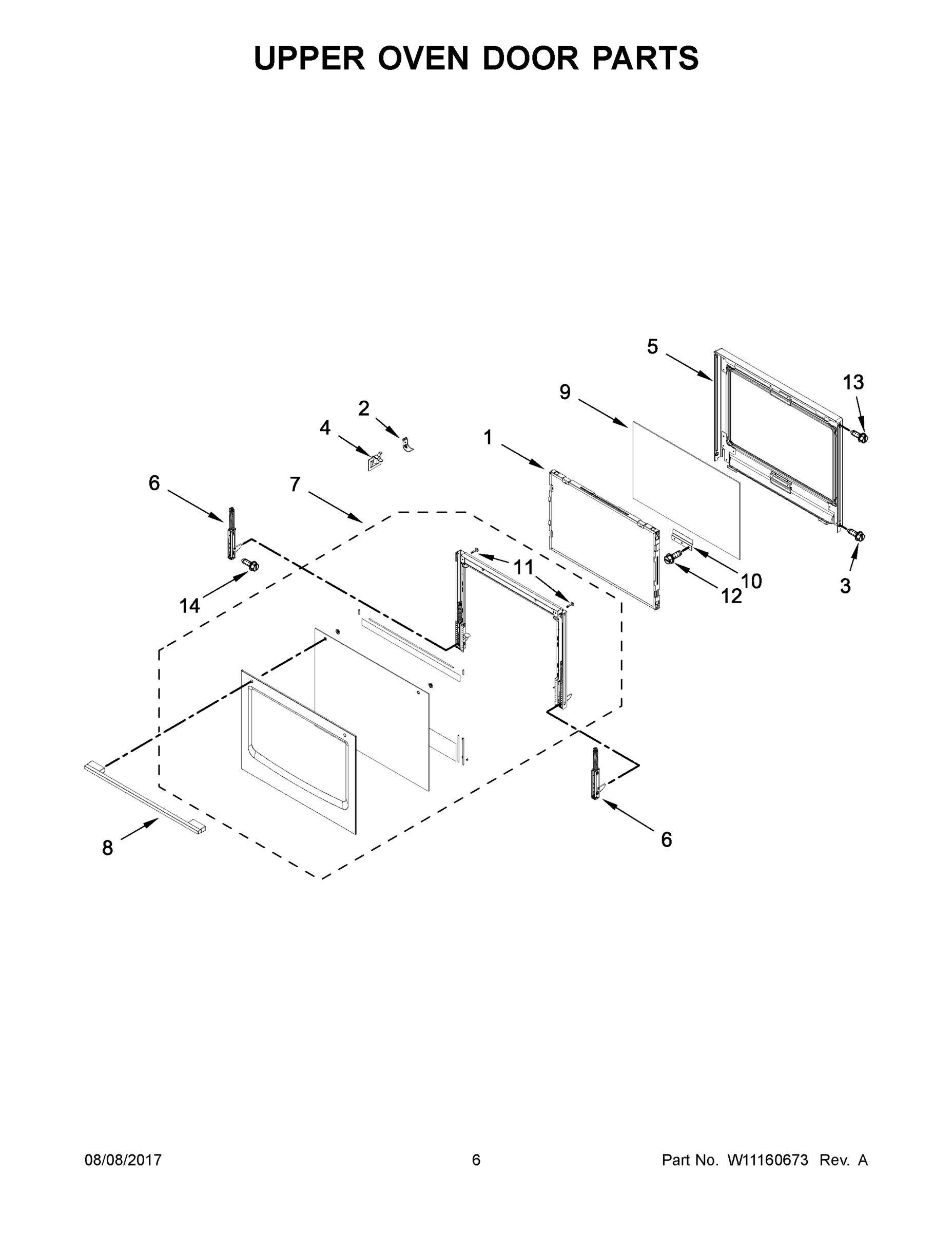 04 - UPPER OVEN DOOR PARTS