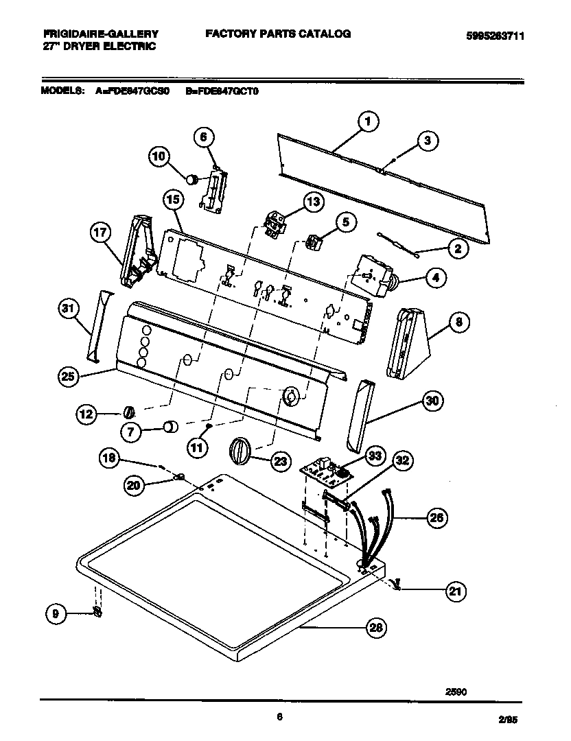 04 - CONSOLE, CONTROLS, TOP PANEL
