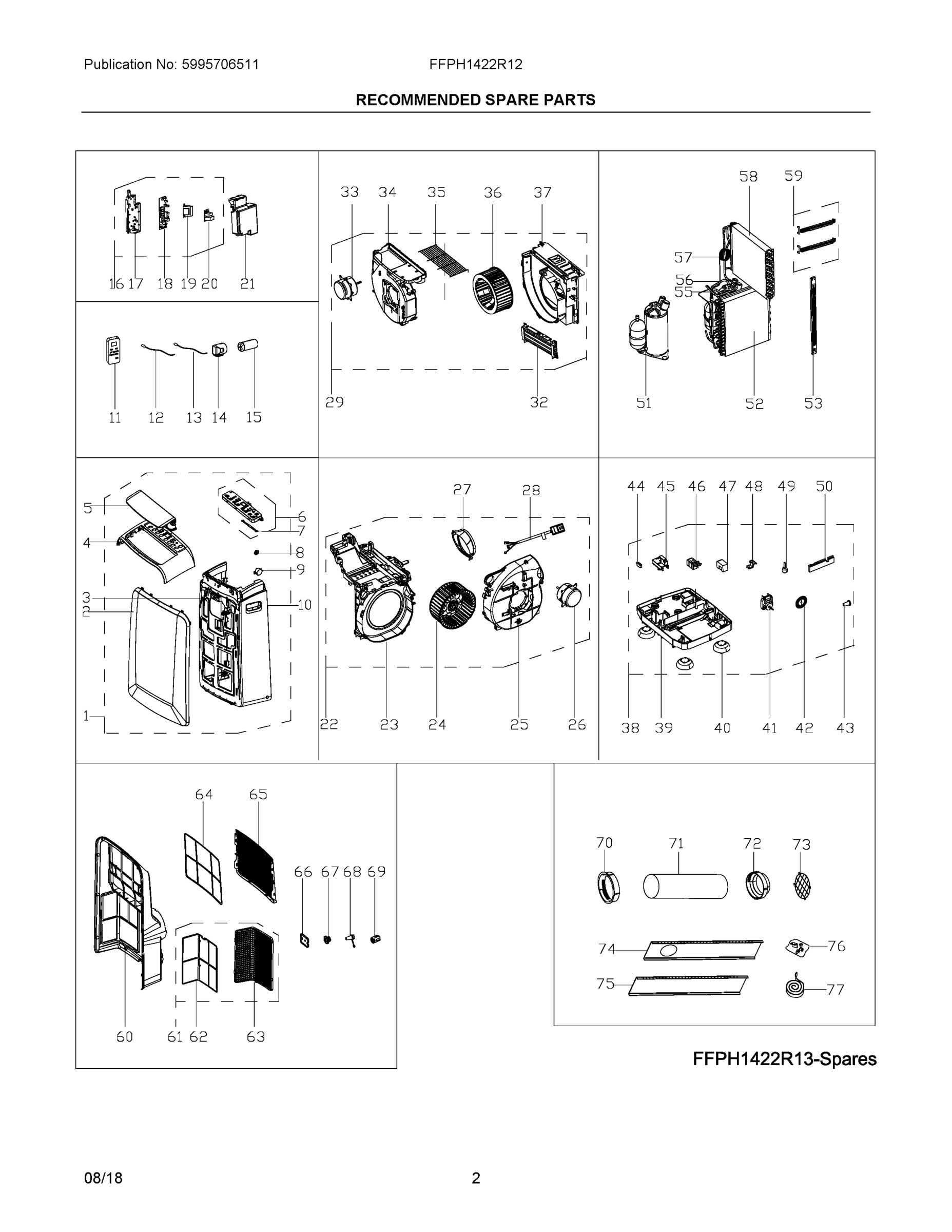 02 - RECOMMENDED SPARE PARTS