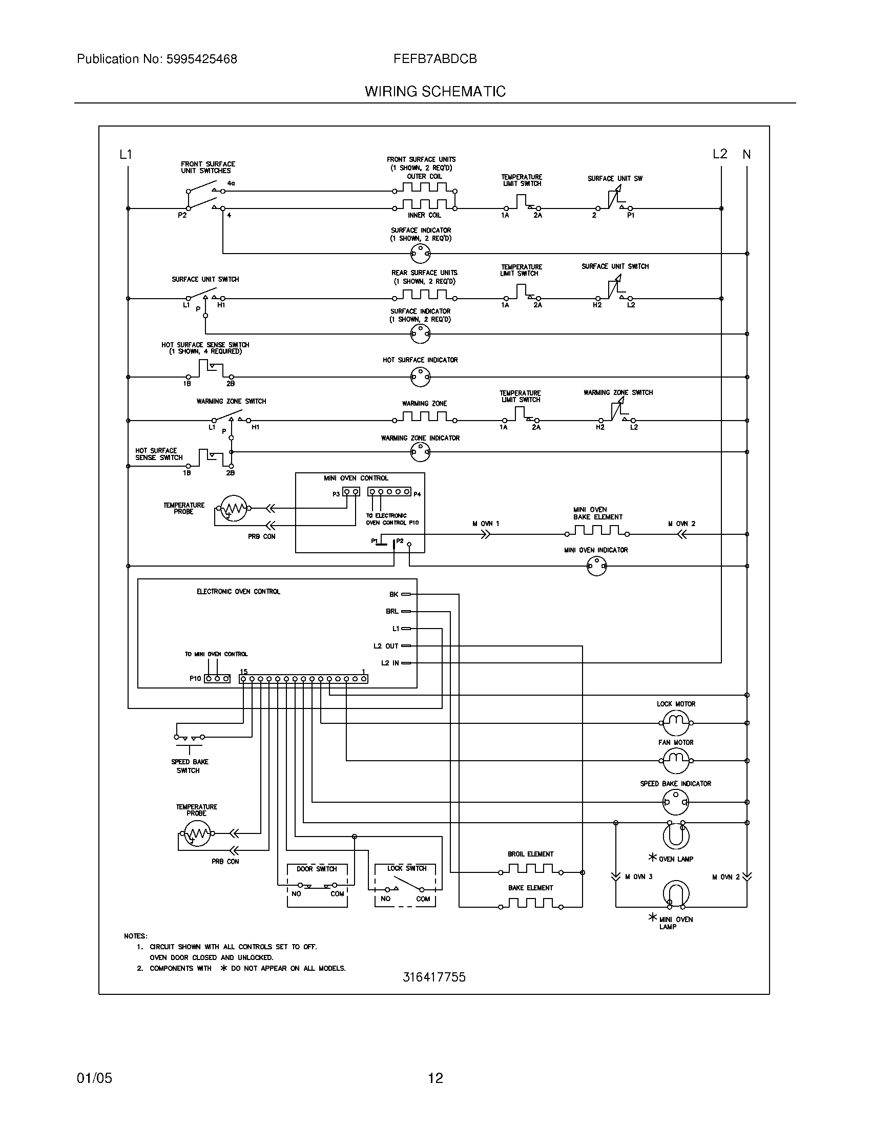 12 - WIRING SCHEMATIC