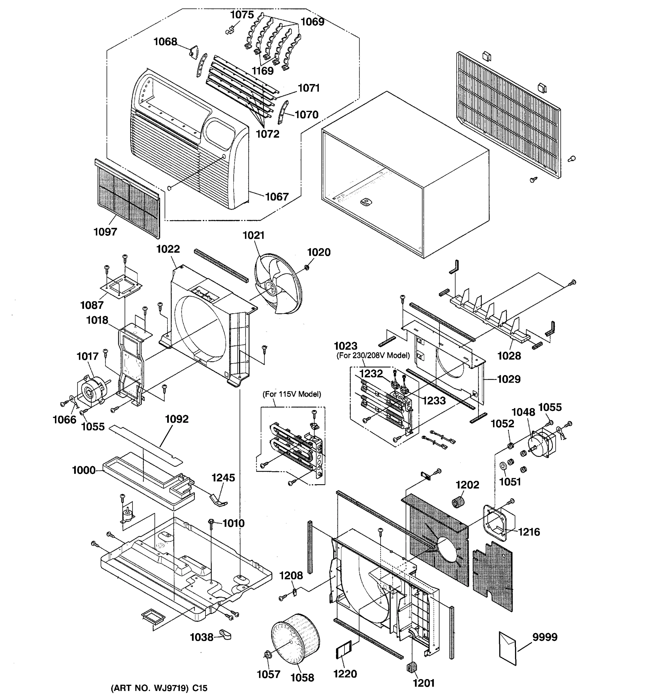 CABINET & COMPONENTS