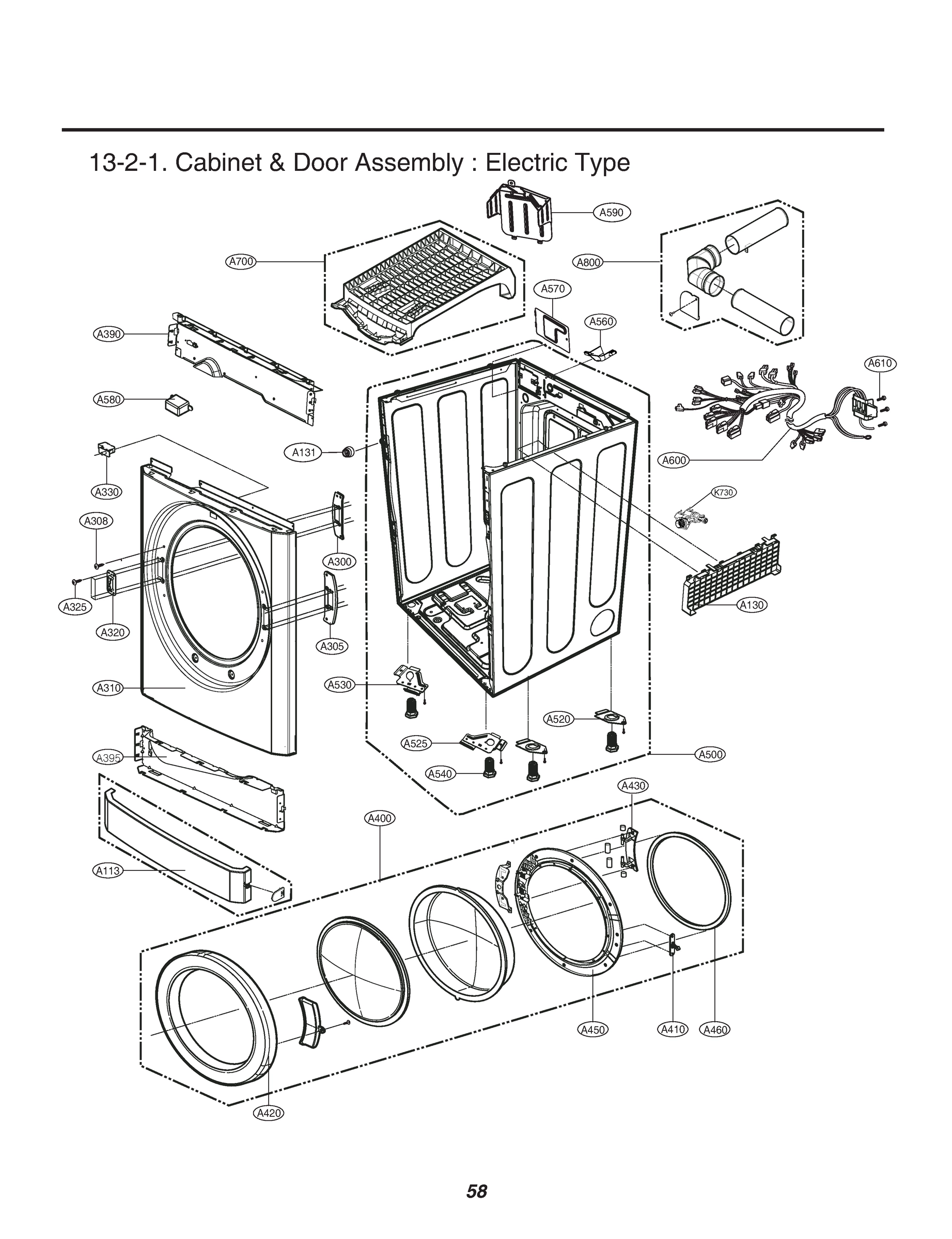 CABINET & DOOR ASSEMBLY