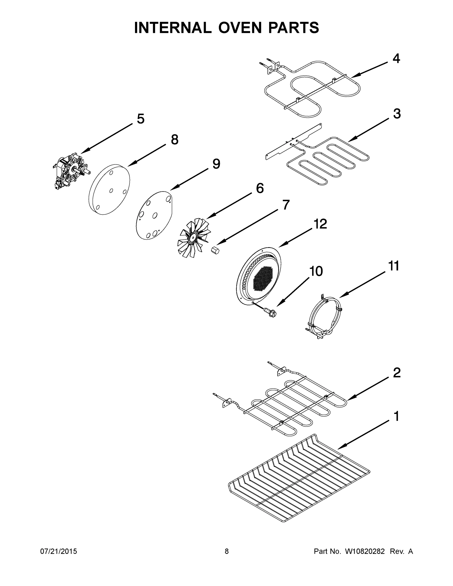 05 - INTERNAL OVEN PARTS