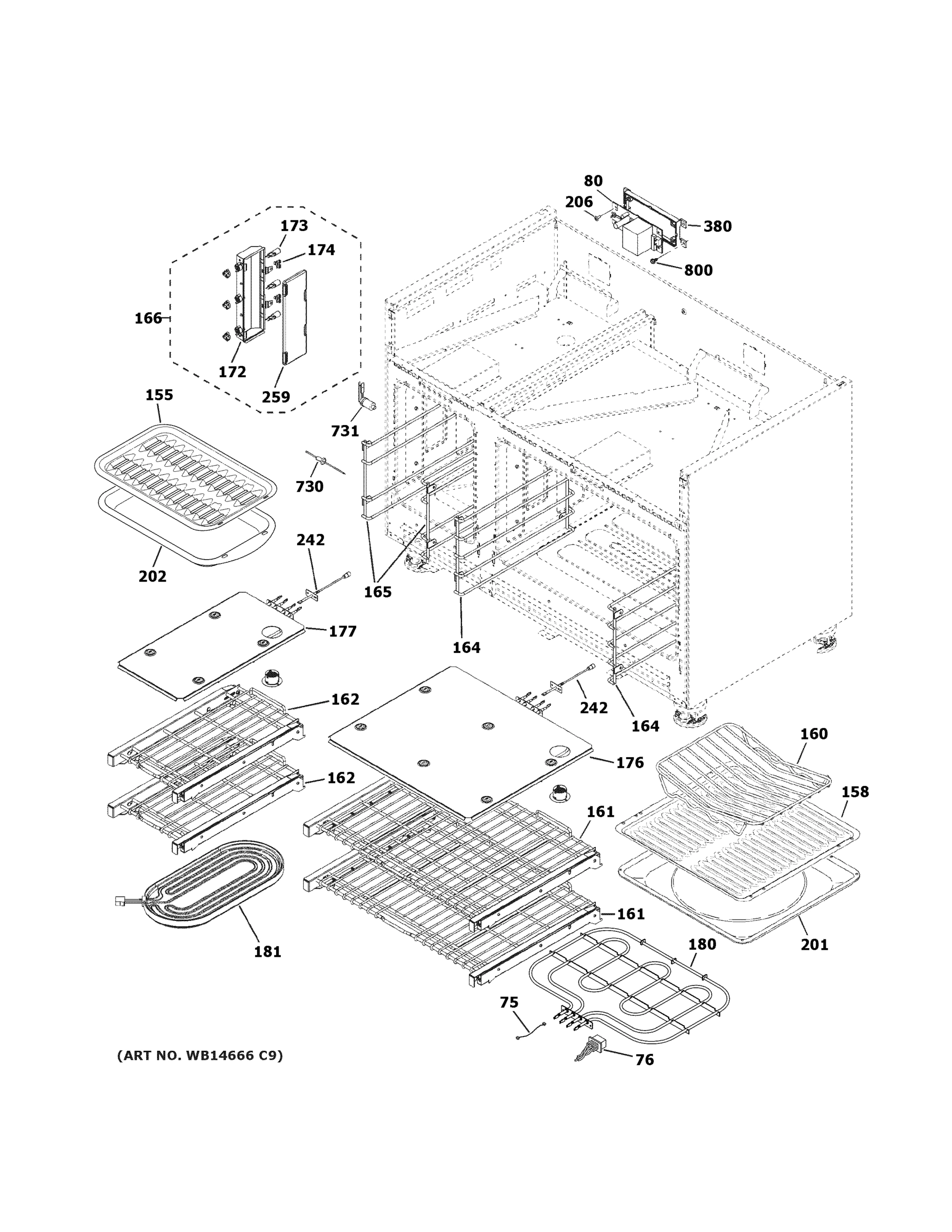 OVEN CAVITY PARTS