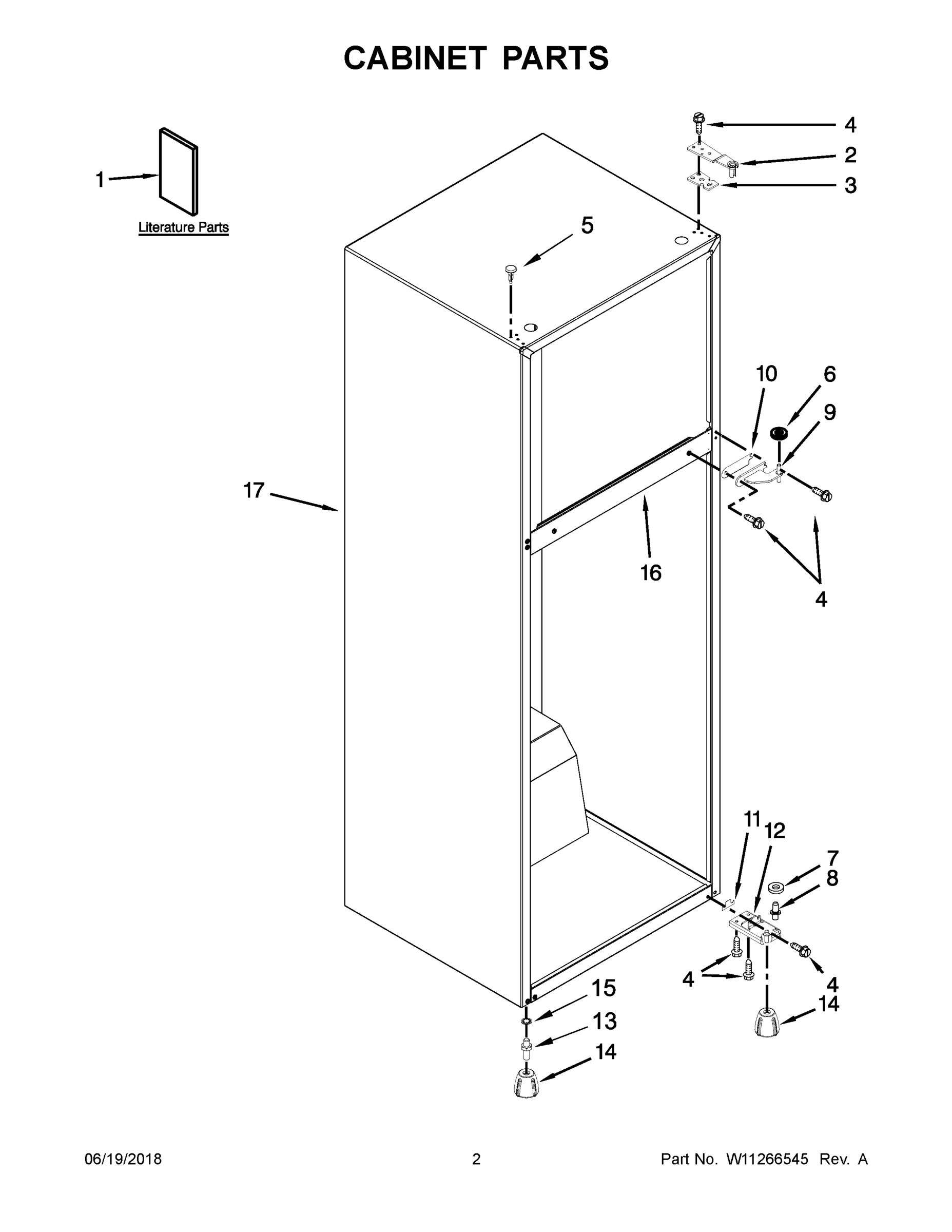 02 - CABINET PARTS