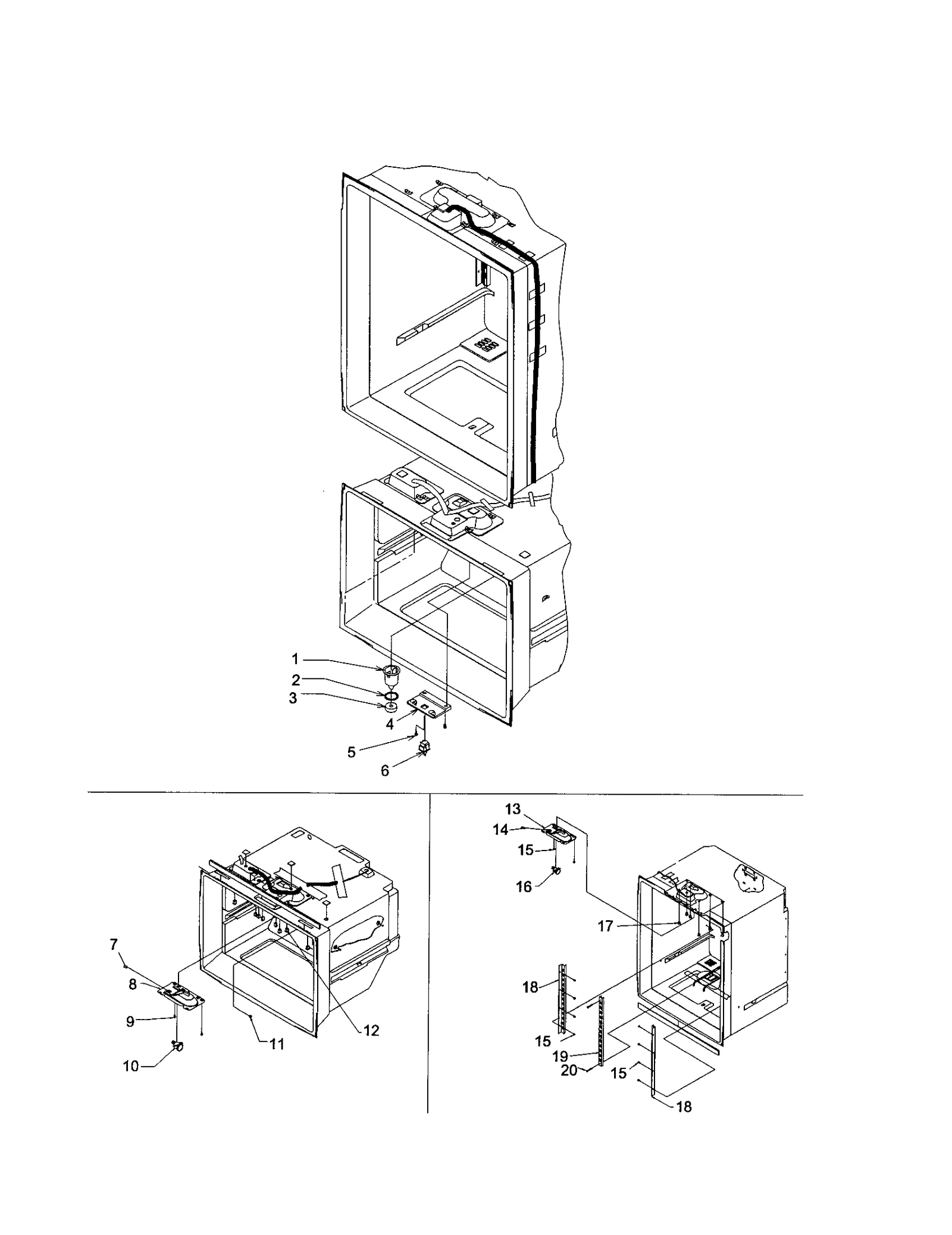 LIGHT SWITCHES/DRAIN FUNNEL