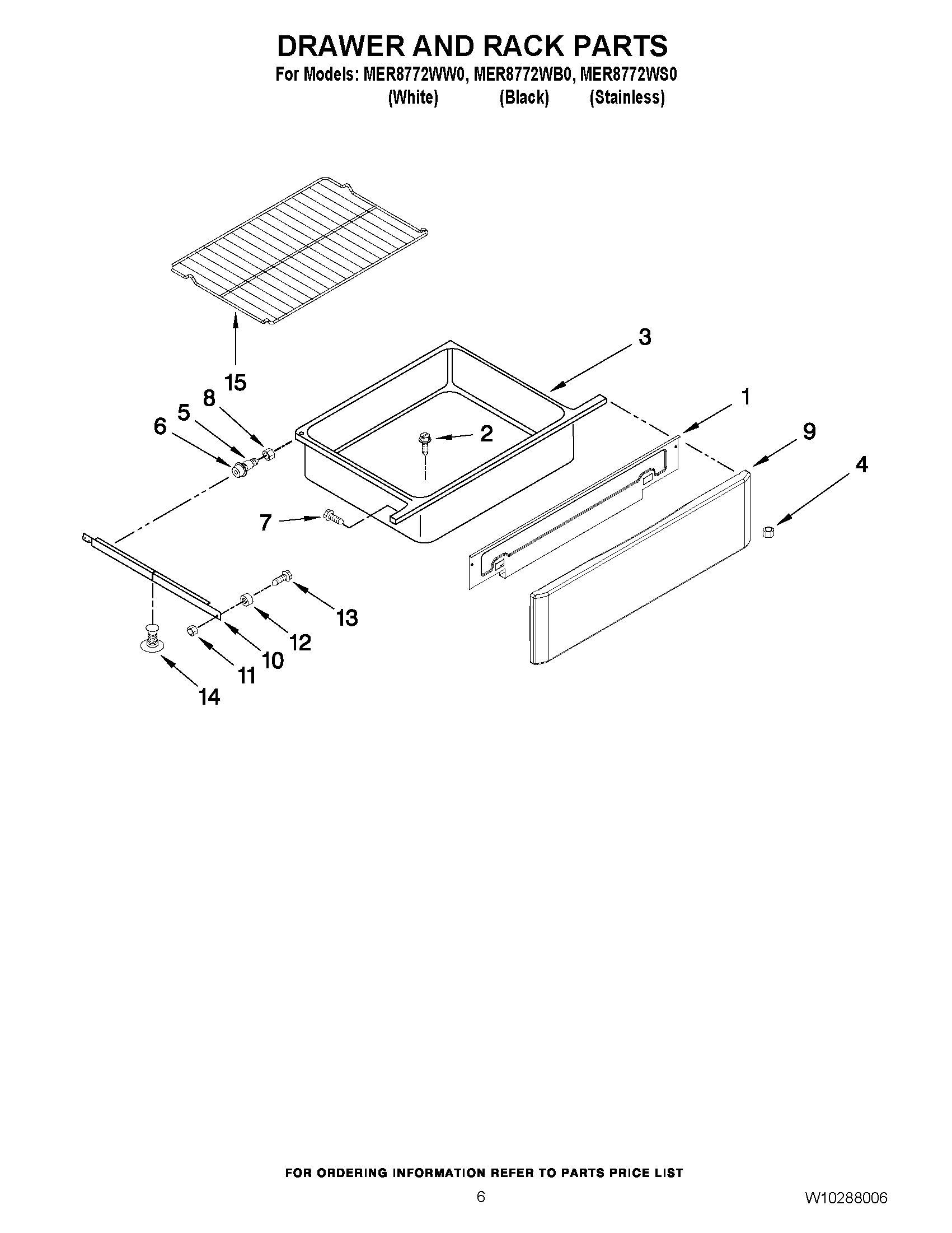 05 - DRAWER AND RACK PARTS