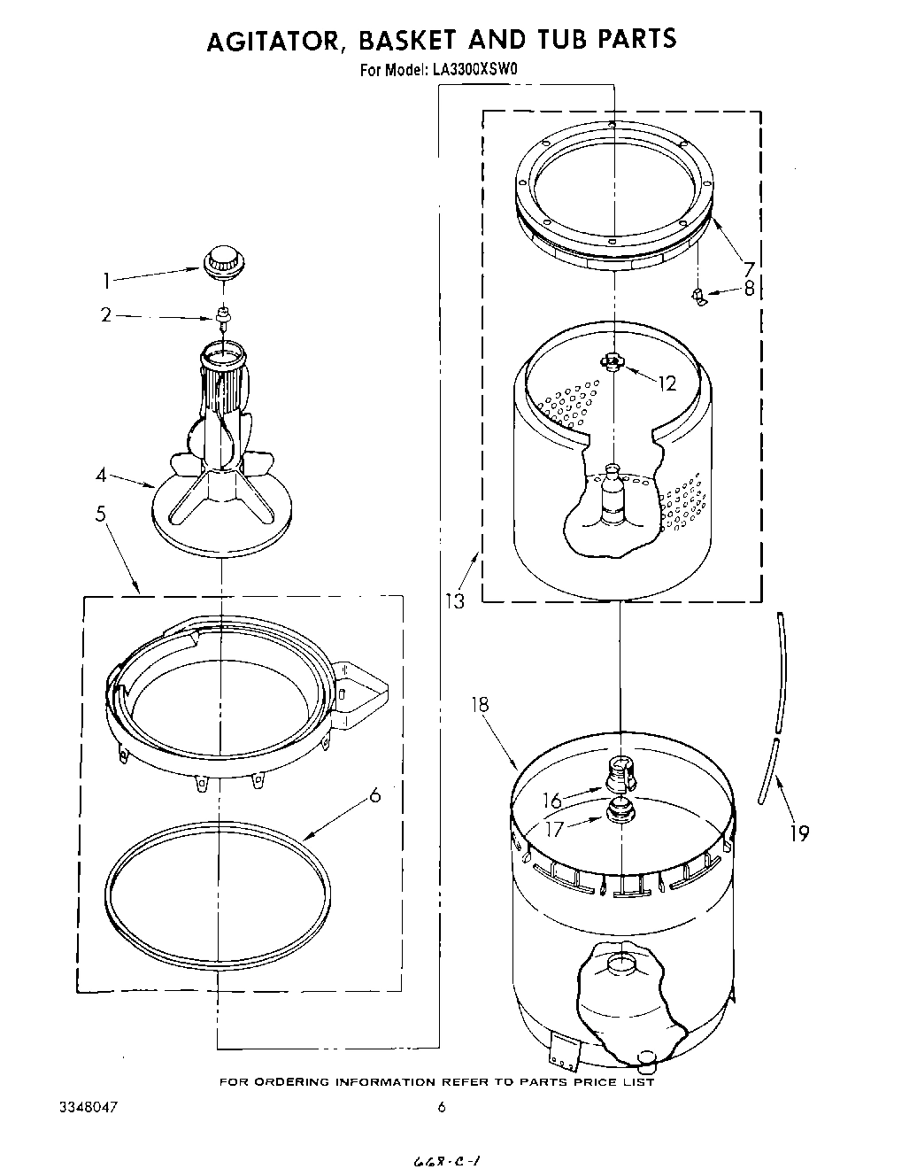 05 - AGITATOR, BASKET AND TUB