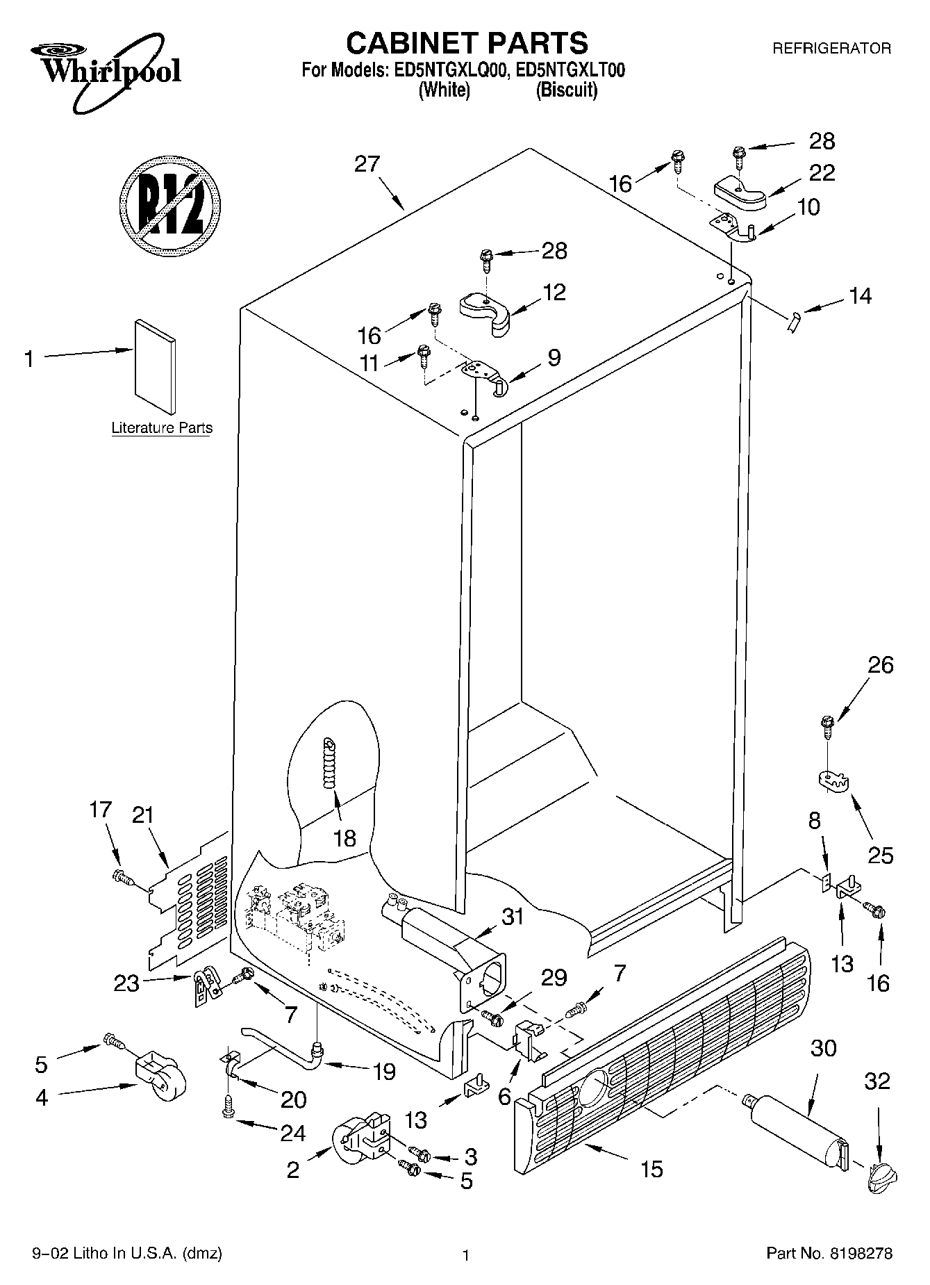 01 - CABINET, LITERATURE