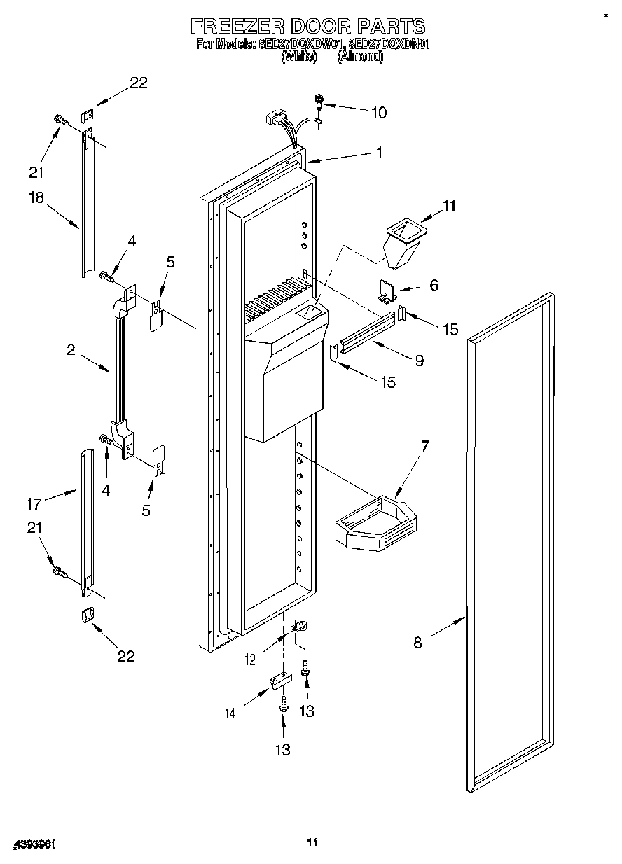 07 - FREEZER DOOR