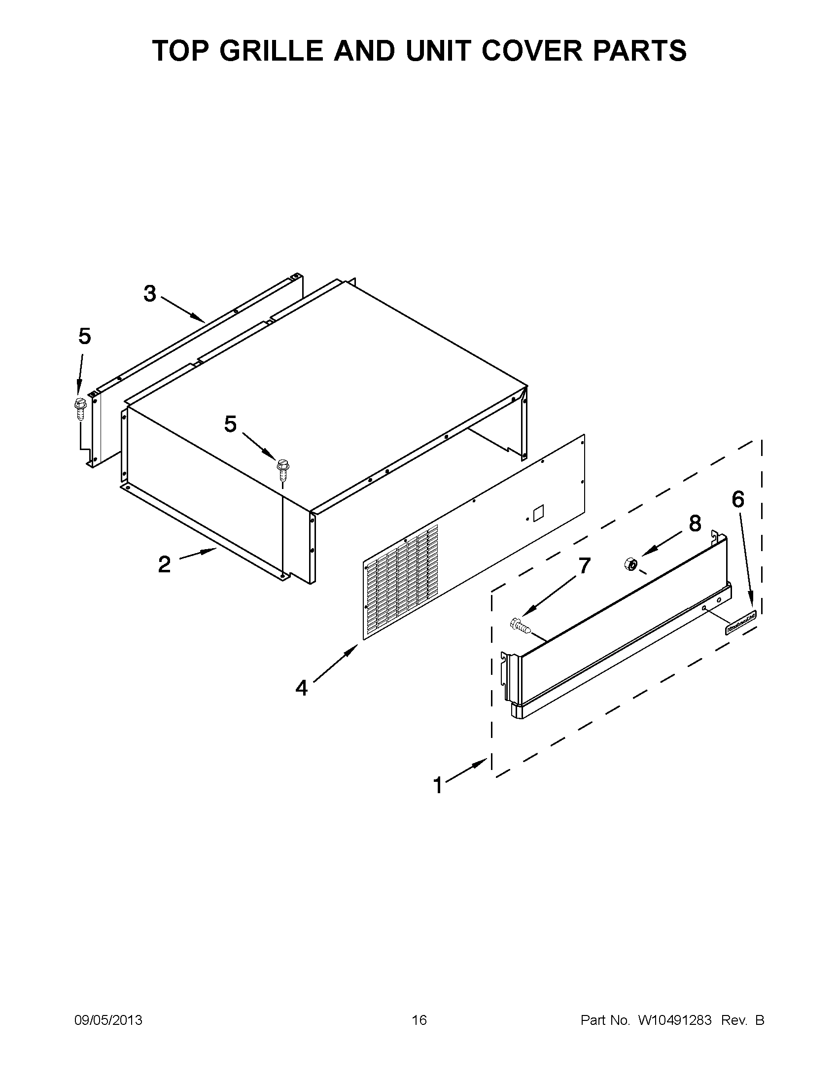 09 - TOP GRILLE AND UNIT COVER PARTS