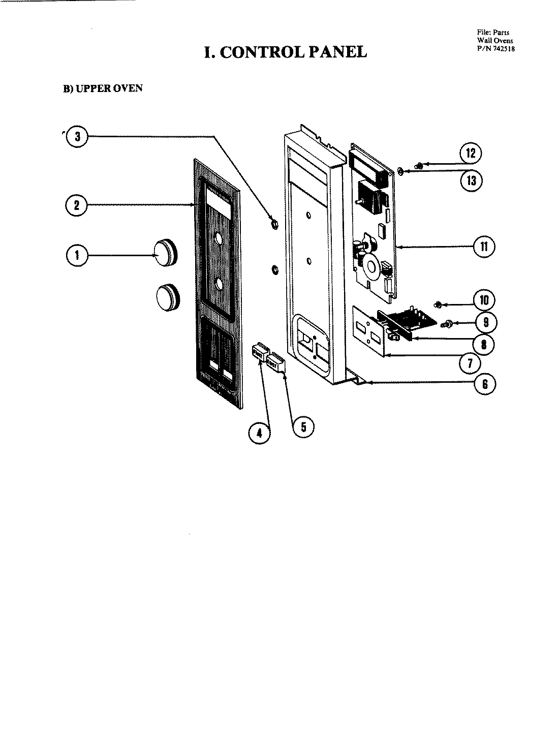 08 - CONTROL PANEL (UPPER)