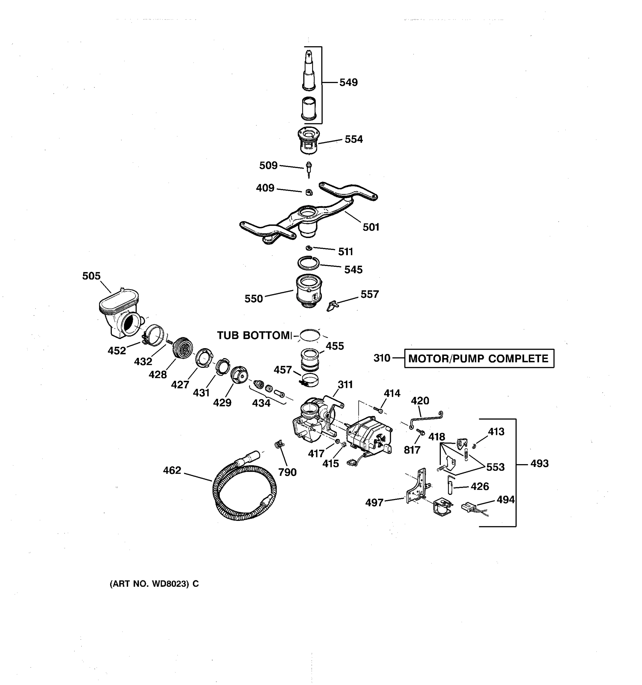 MOTOR-PUMP MECHANISM