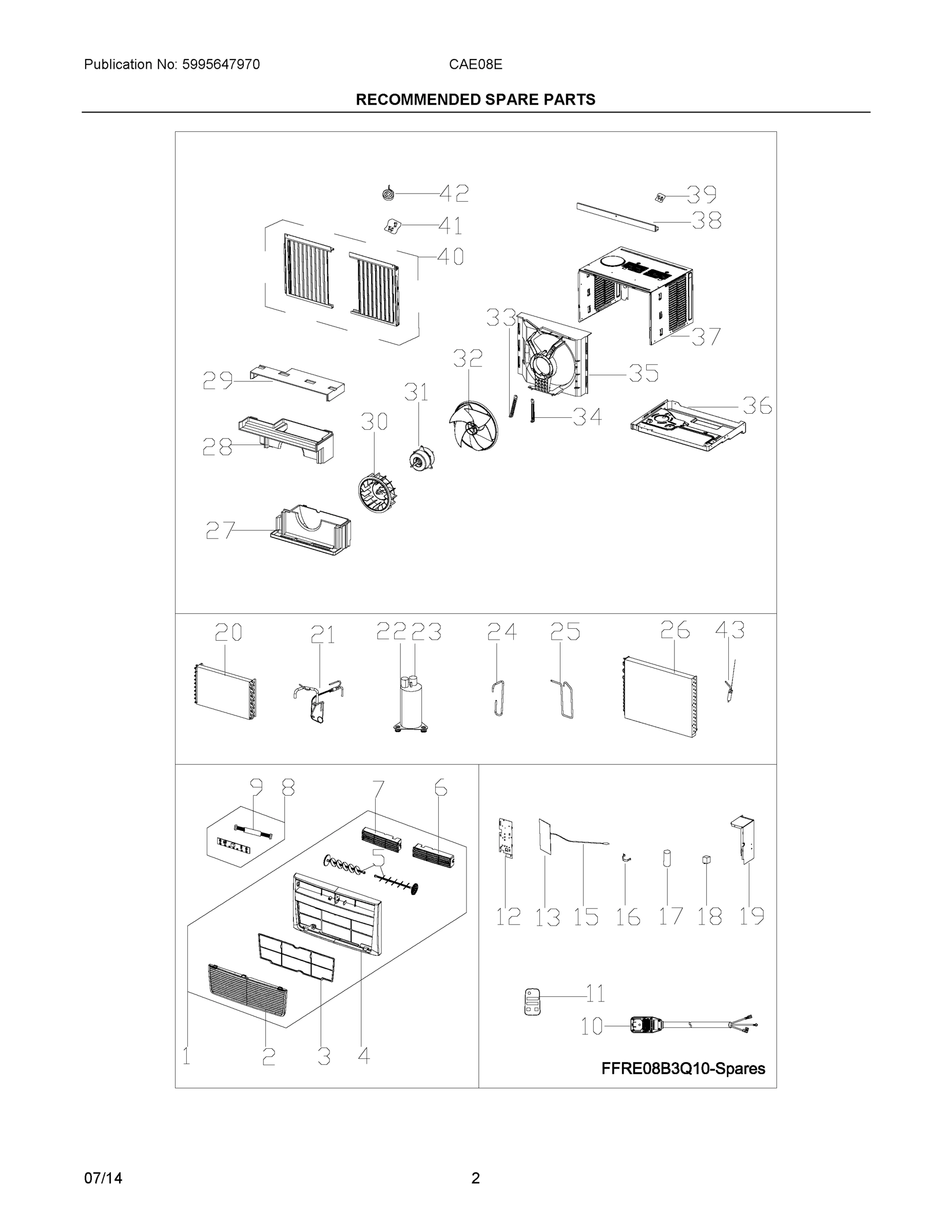 02 - RECOMMENDED SPARE PARTS